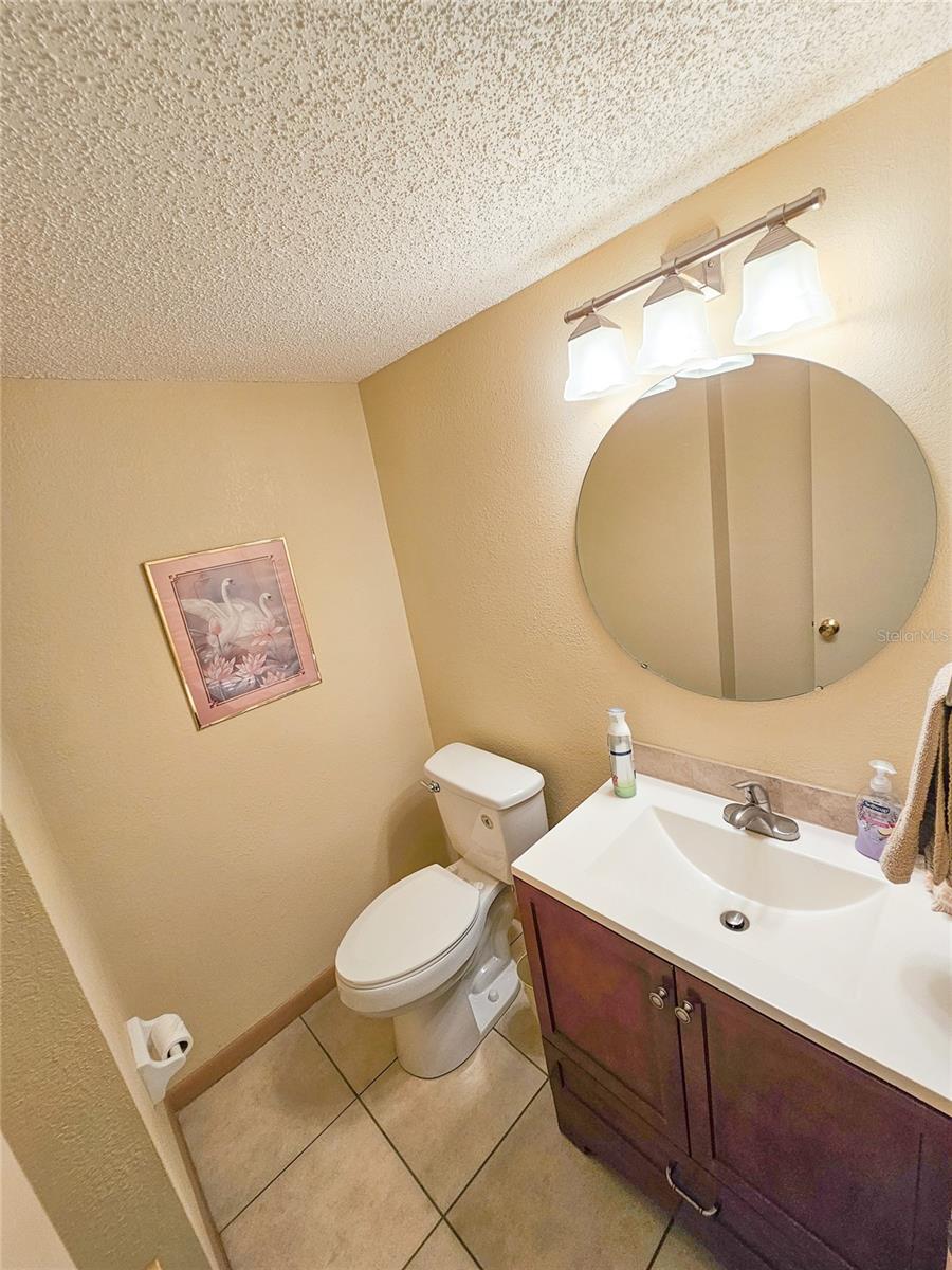 Half Bath In Main Living Area.