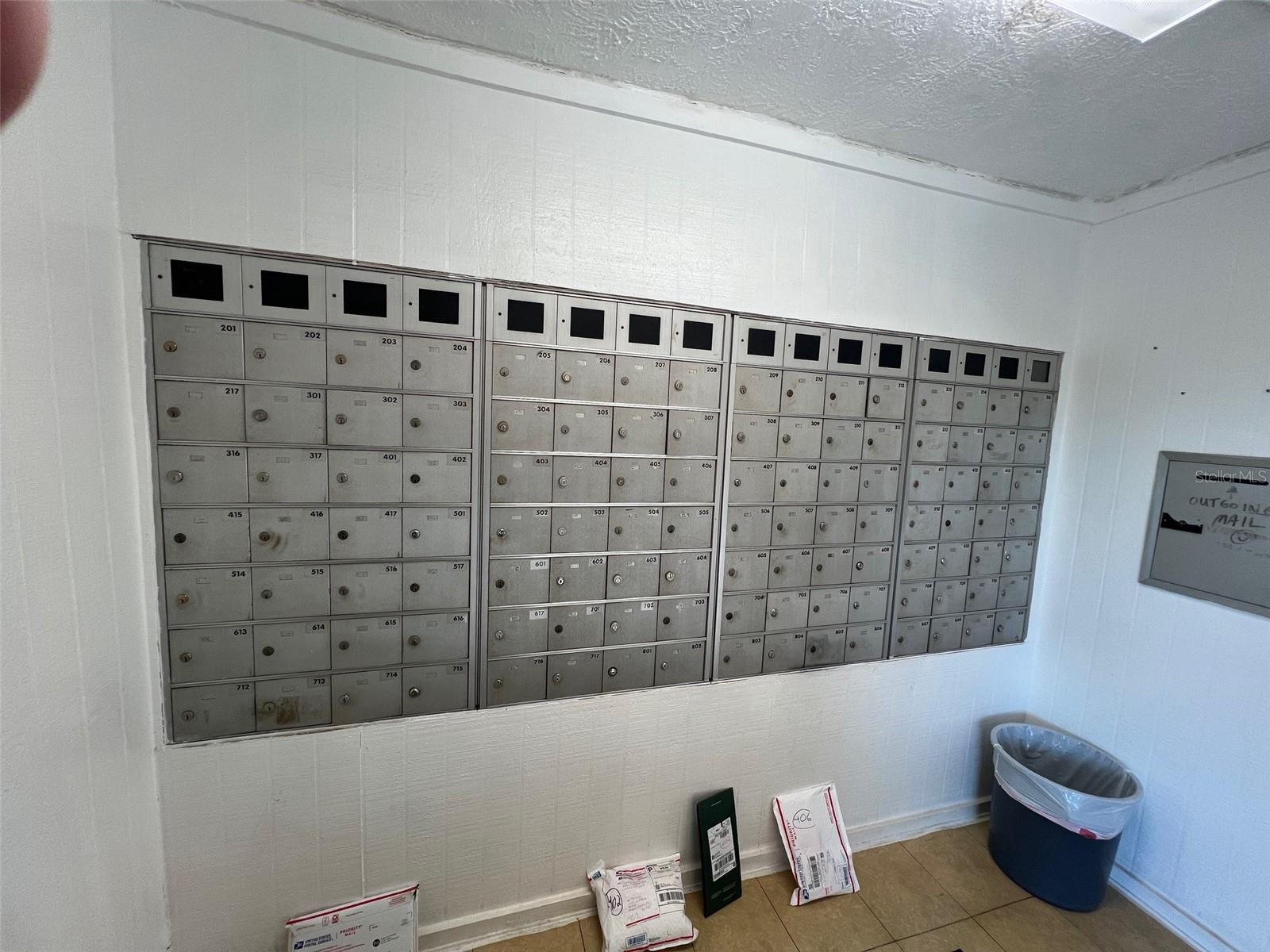 .. Private Mailboxes at BSY&Tennis Club By Clubhouse Entrance.