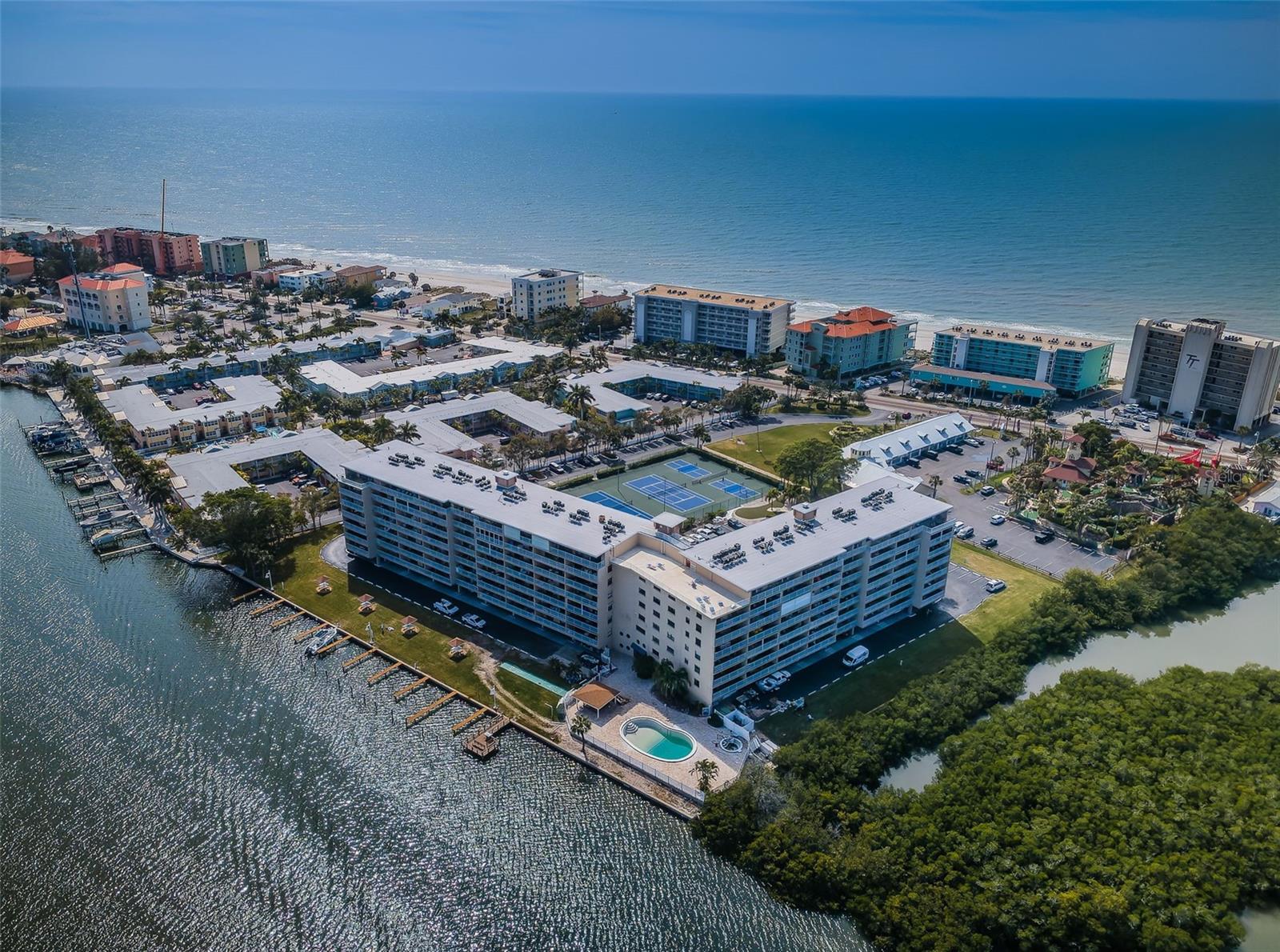 ... Aerial of Bay Shore Yacht & Tennis Club Looking Towards the South West. Sunny Days are Back..