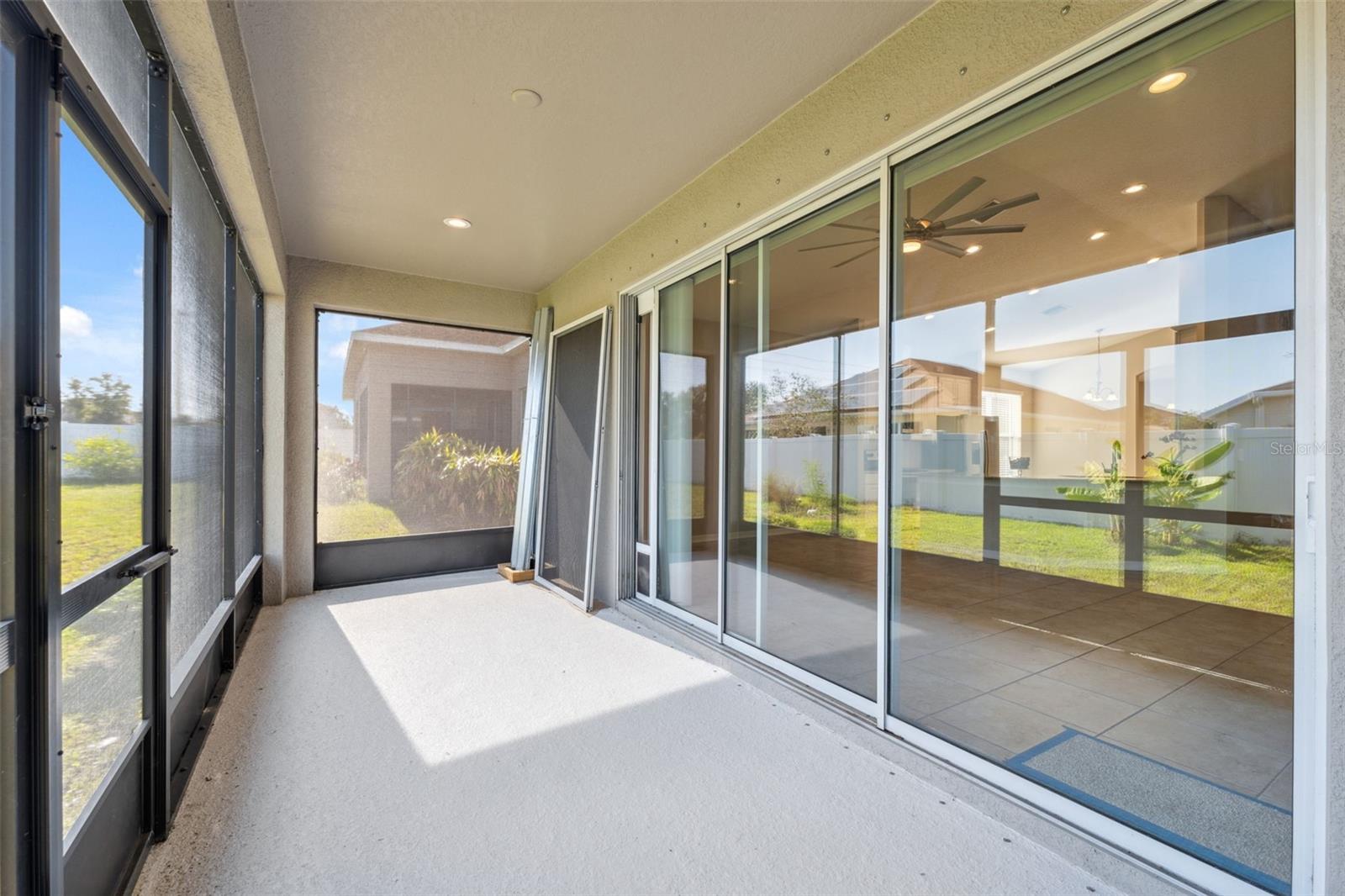 screened in lanai