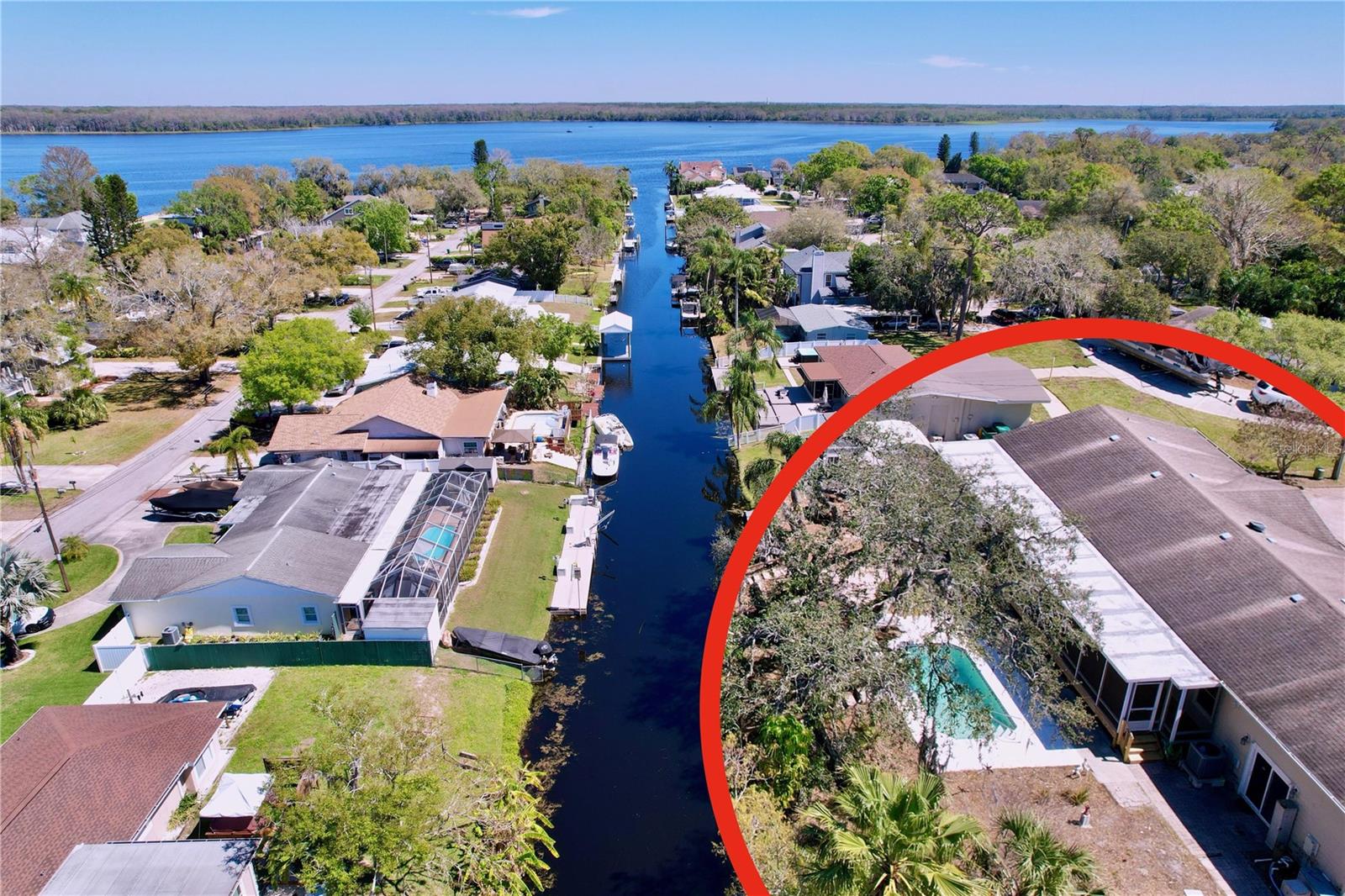 canal with Lake Tarpon access