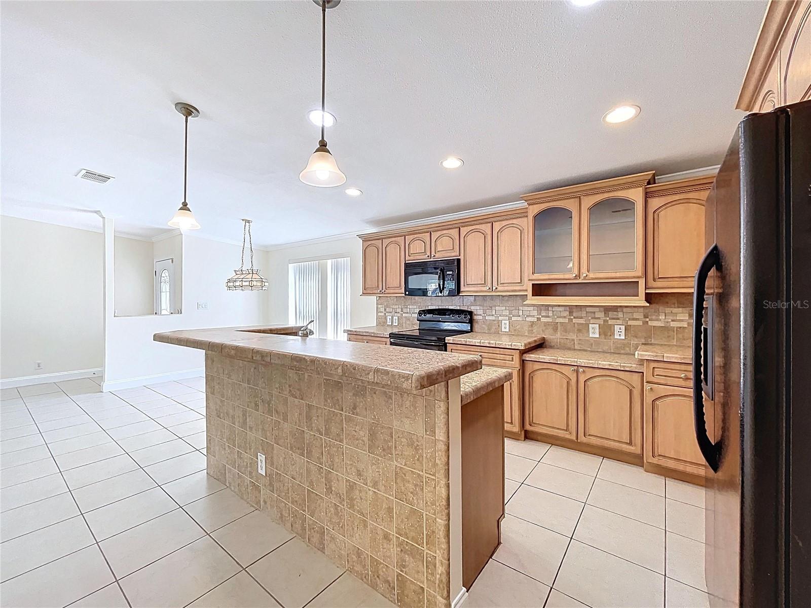 open concept kitchen