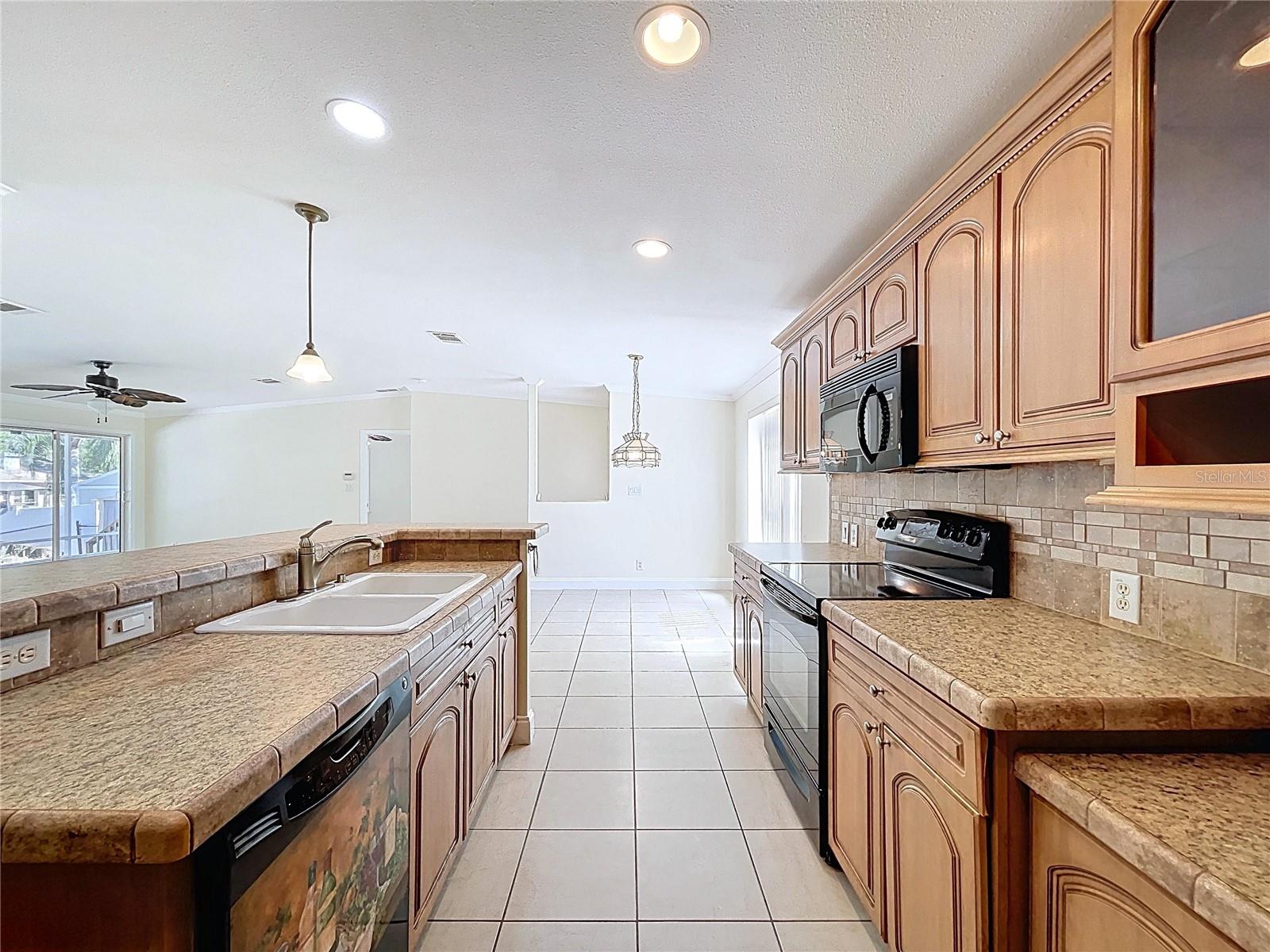 open concept kitchen