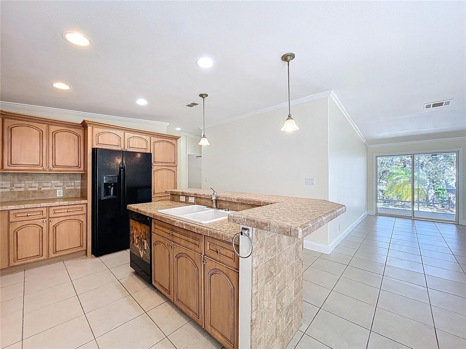 open concept kitchen