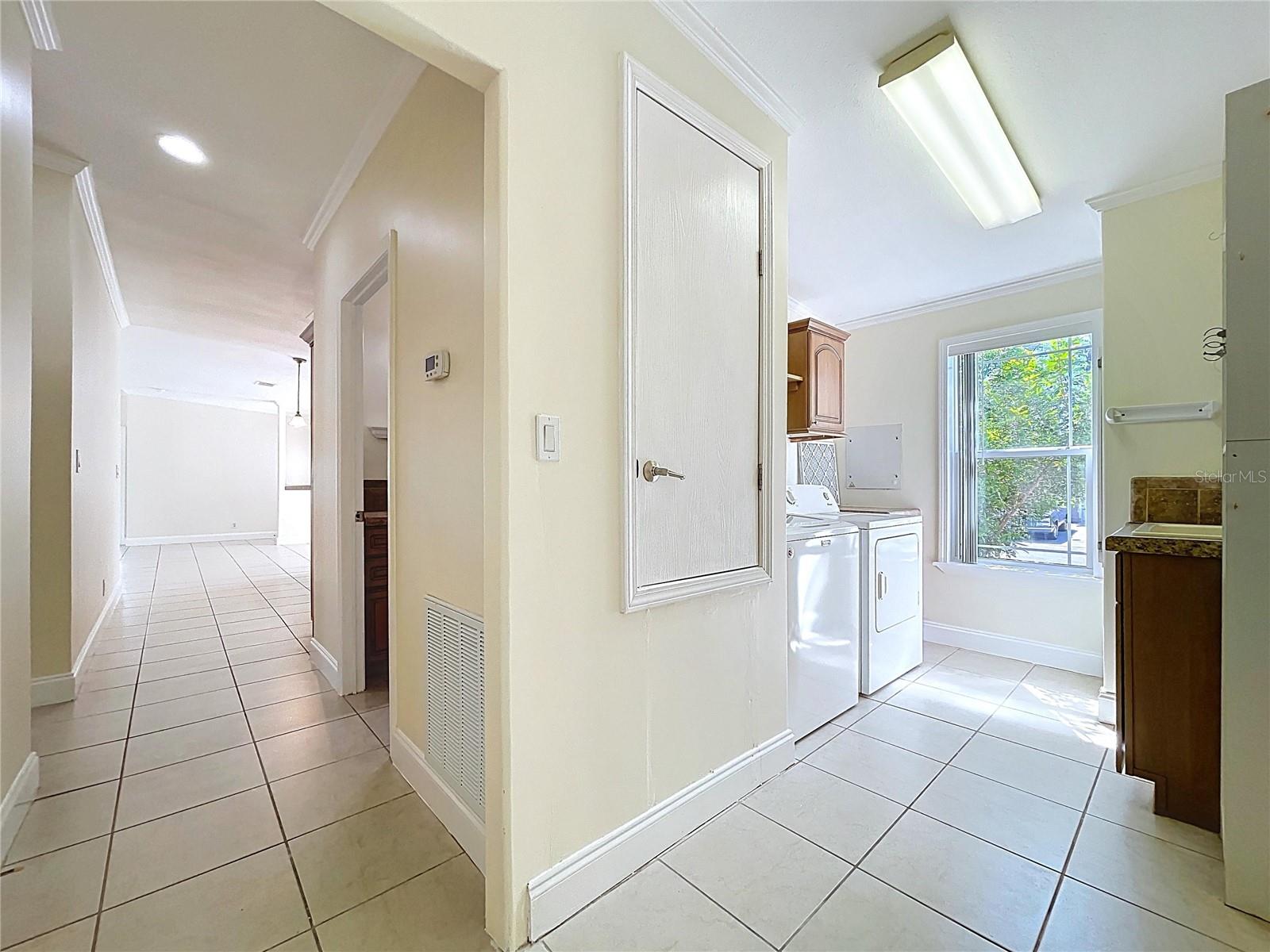 indoor laundry room