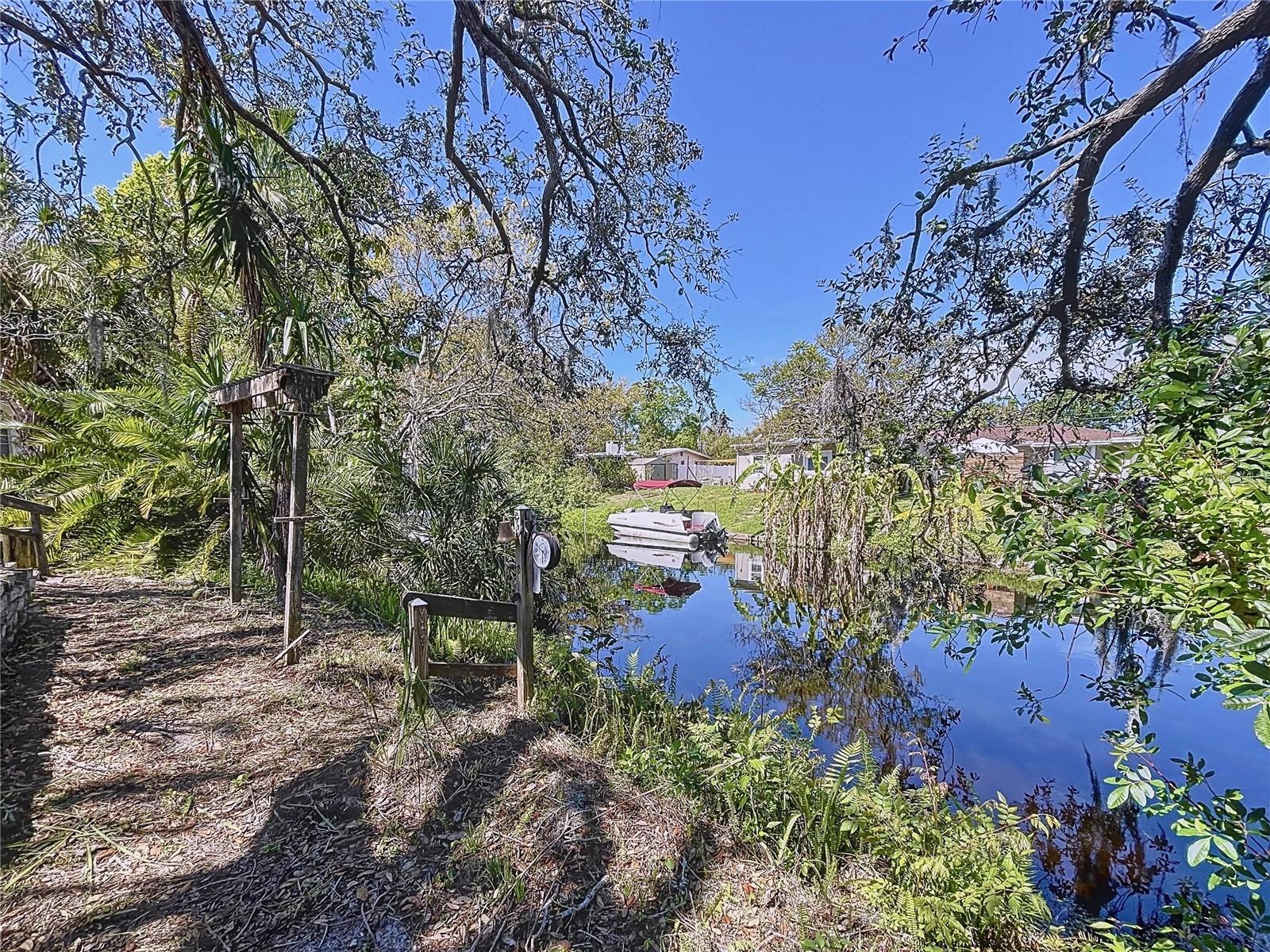 canal with Lake Tarpon access