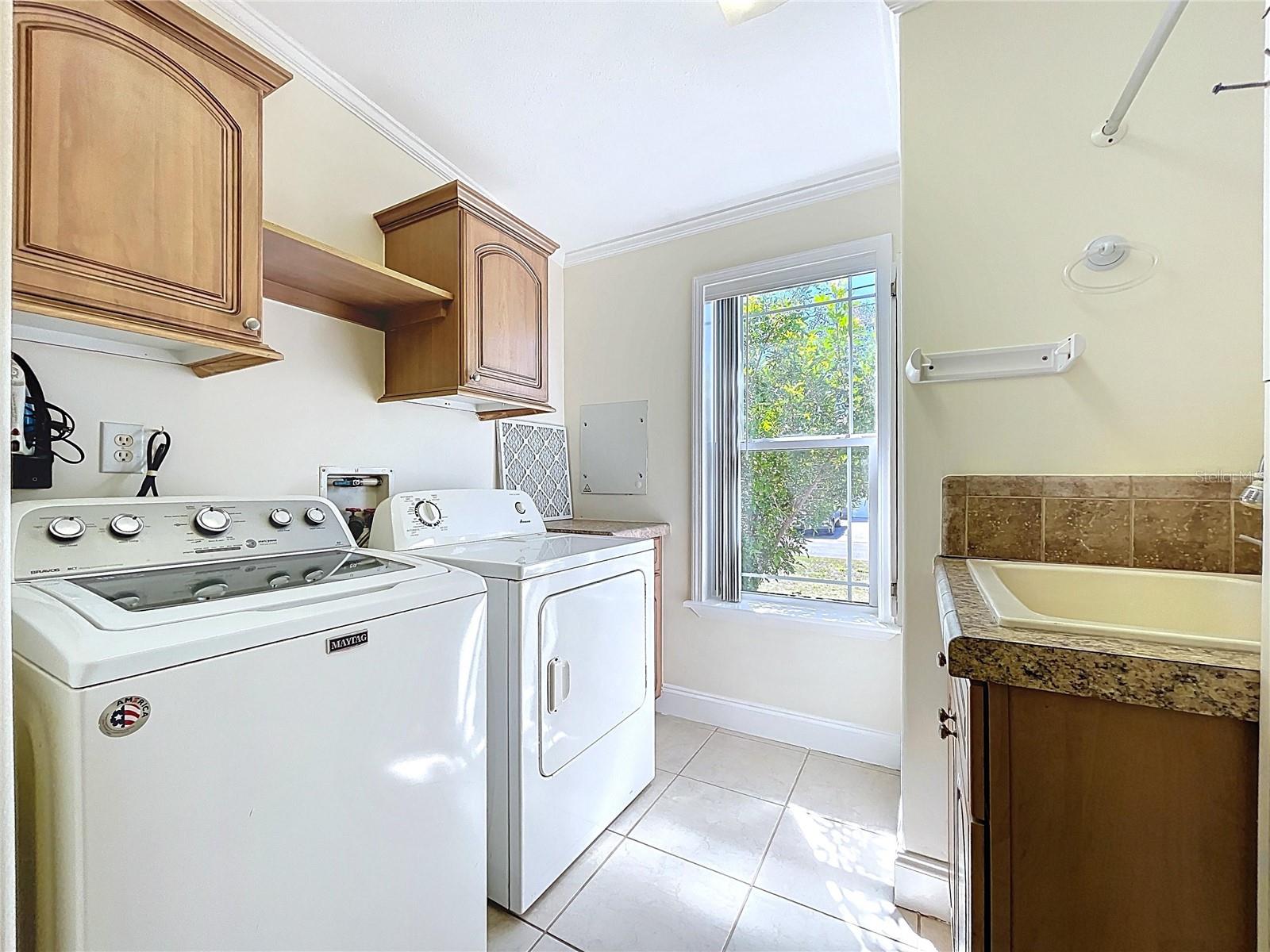 indoor laundry room