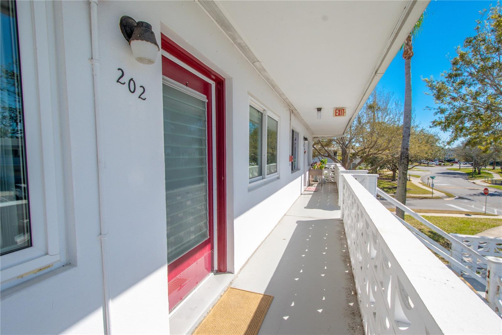 2nd floor walkway to #202