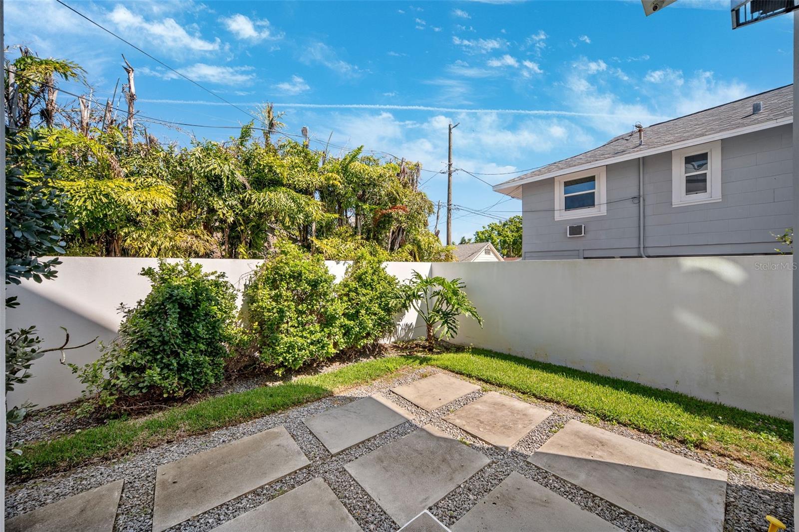 Outdoor space for enjoying the sun or letting the pups roam.