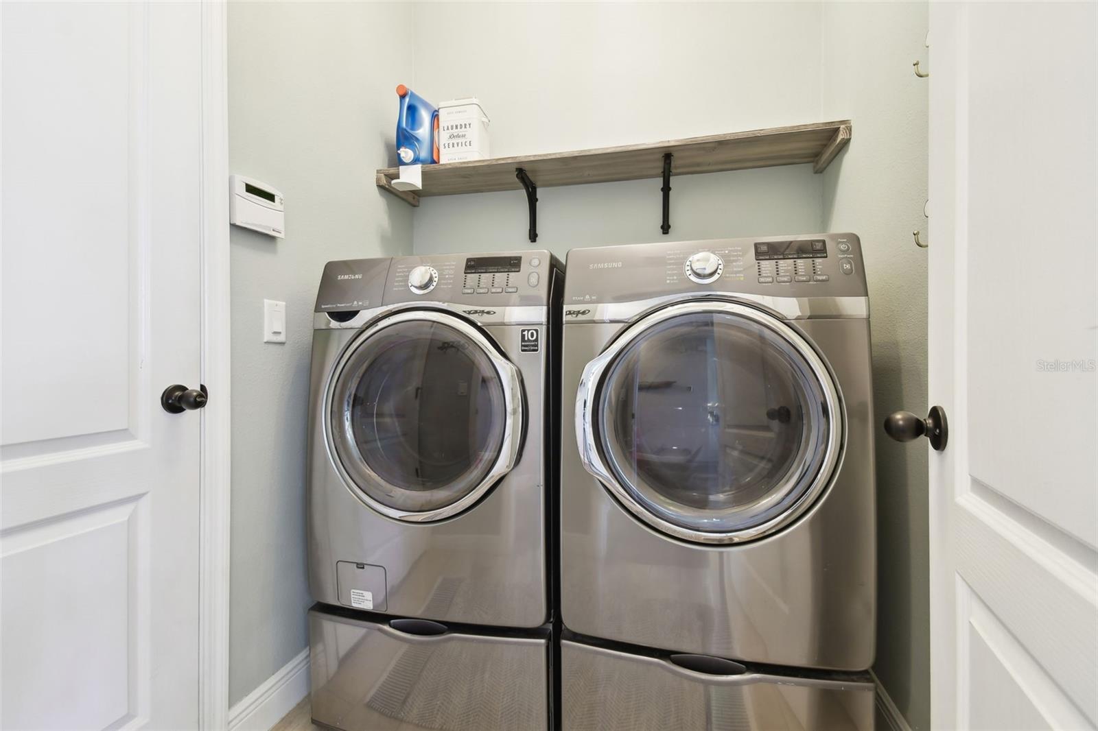 Laundry Room and door to garage