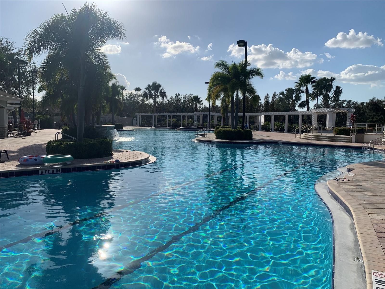 Pool goes on forever
