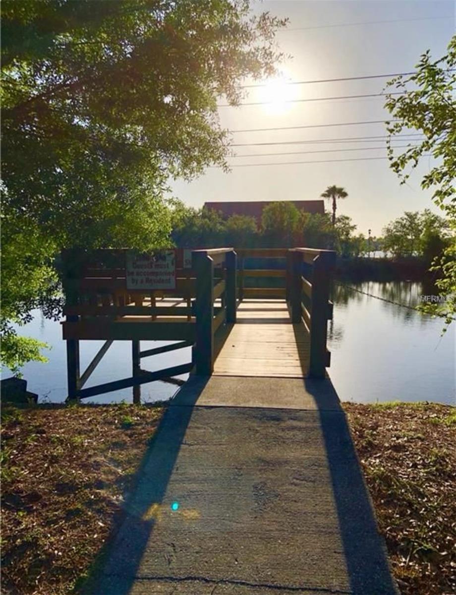 Community fishing dock