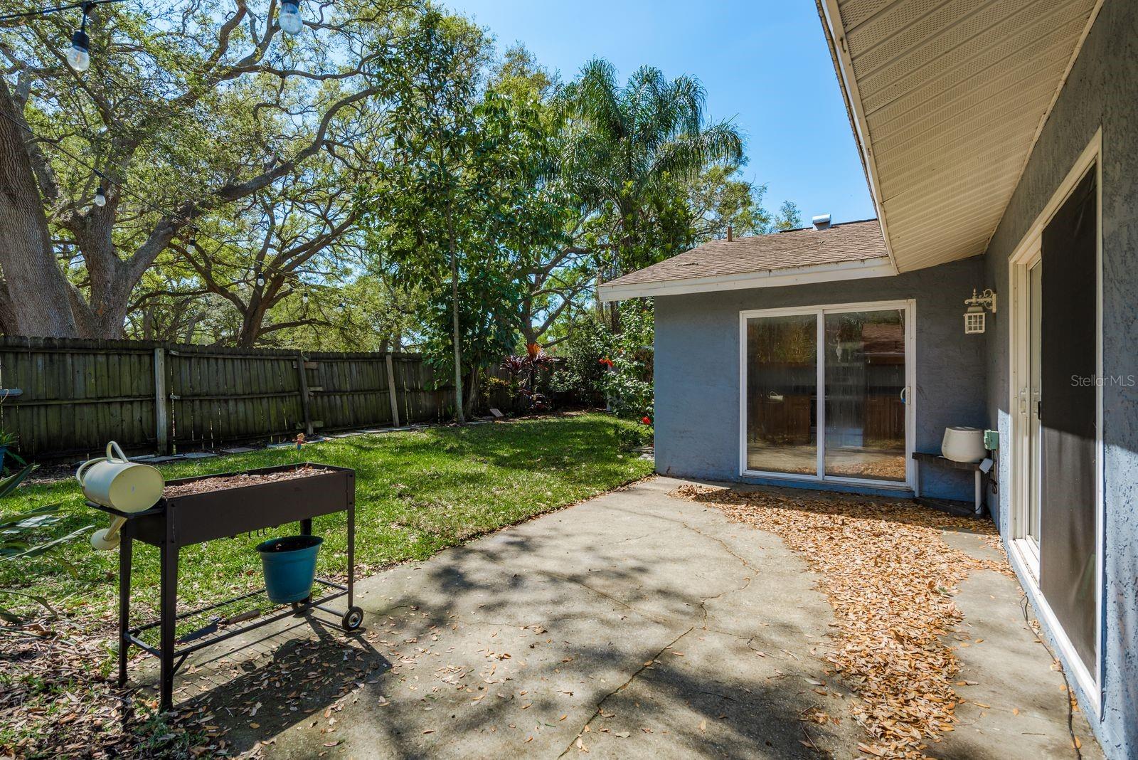 Large Concrete Patio