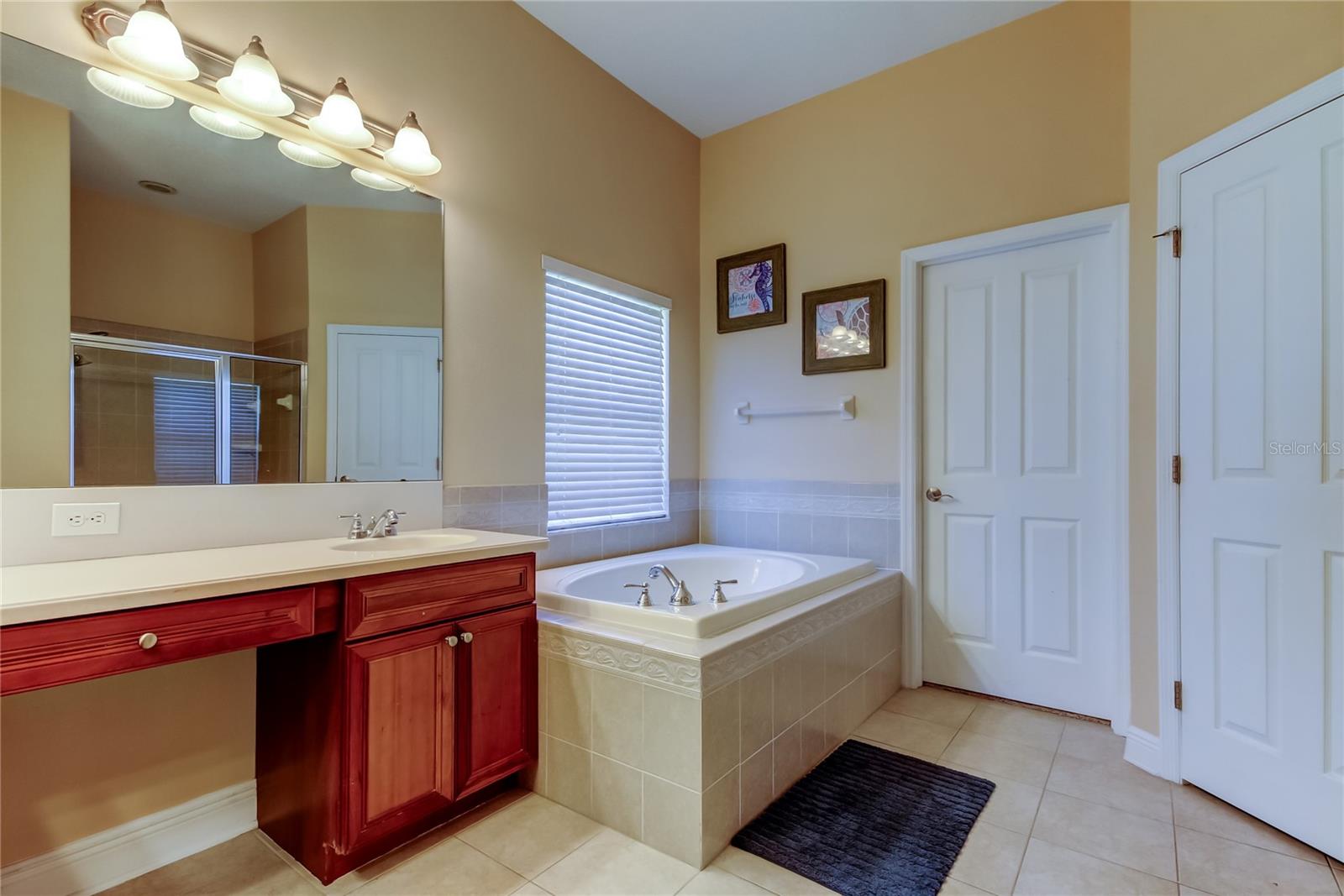 Primary Bathroom with Walk-in Closet