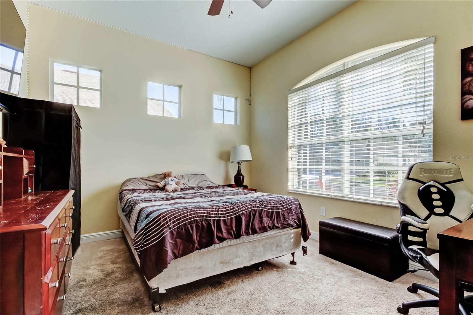 Bedroom 4 with French doors