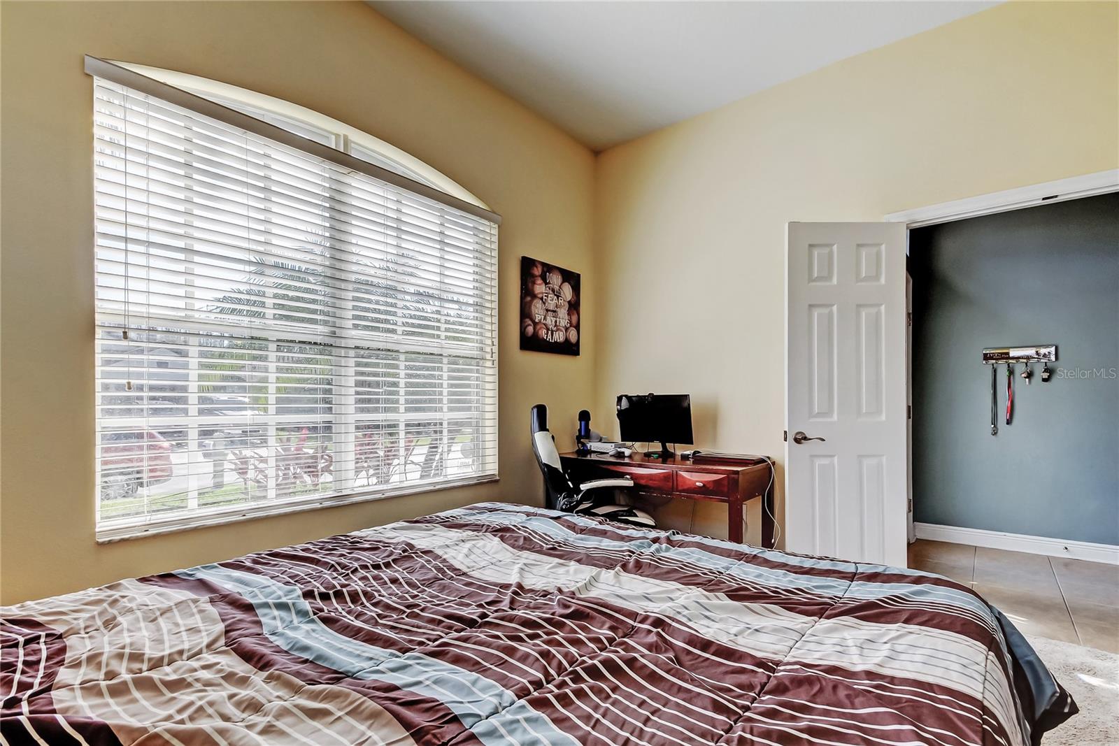 Bedroom 4 with French doors