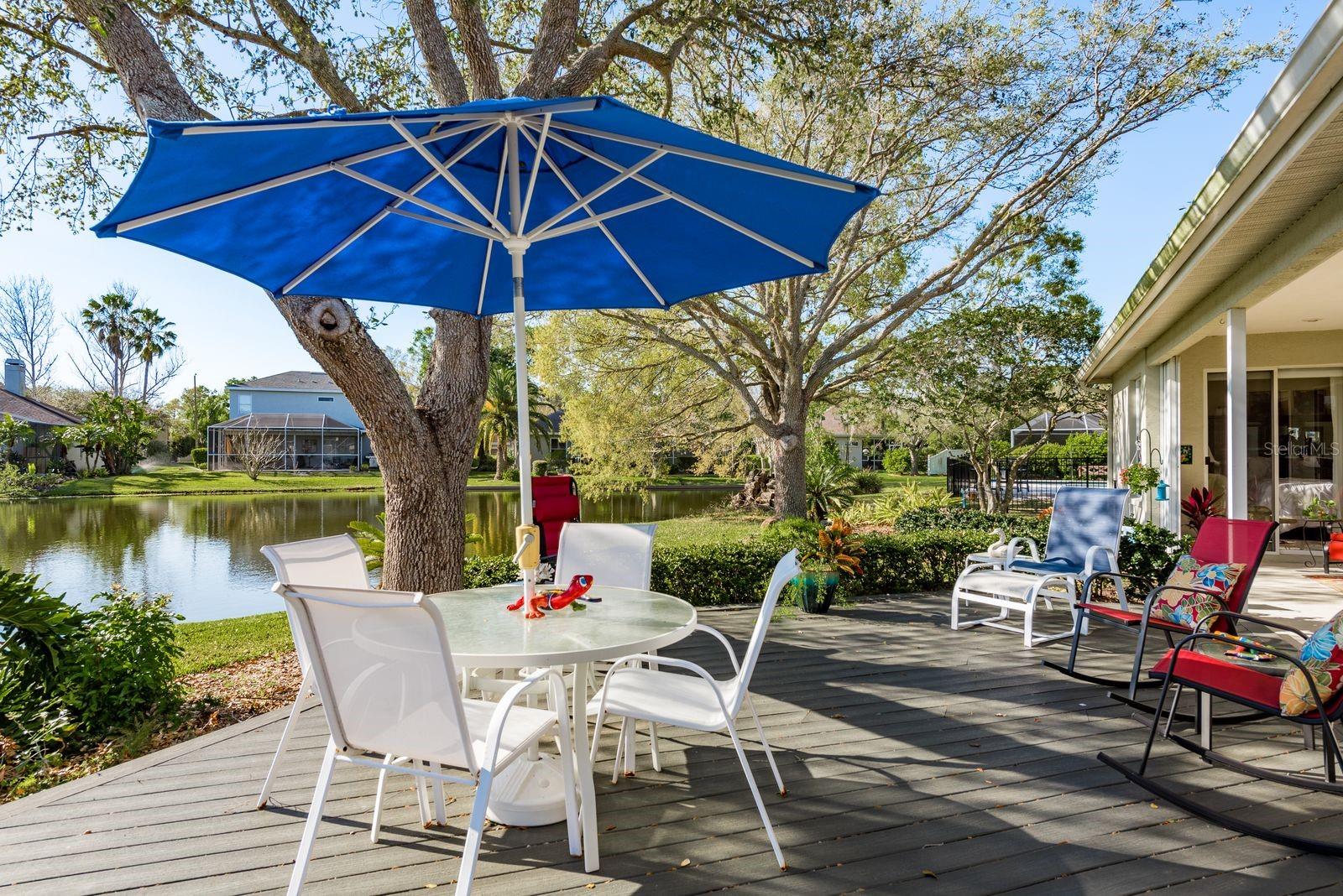 Inviting Tex Deck ARea