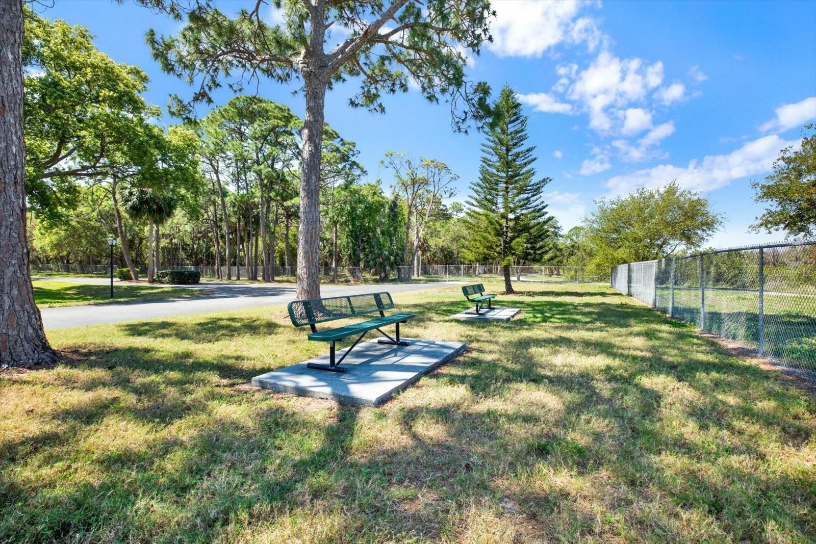 Gated access to Clam Bayou Nature Preserve