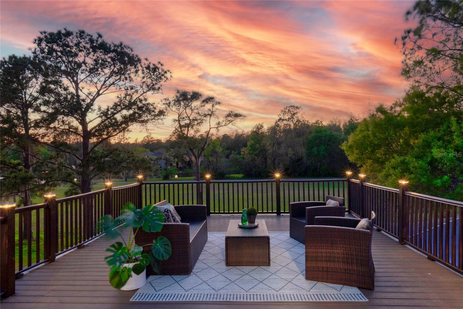 Expansive deck accessible from owners suite upstairs!!!