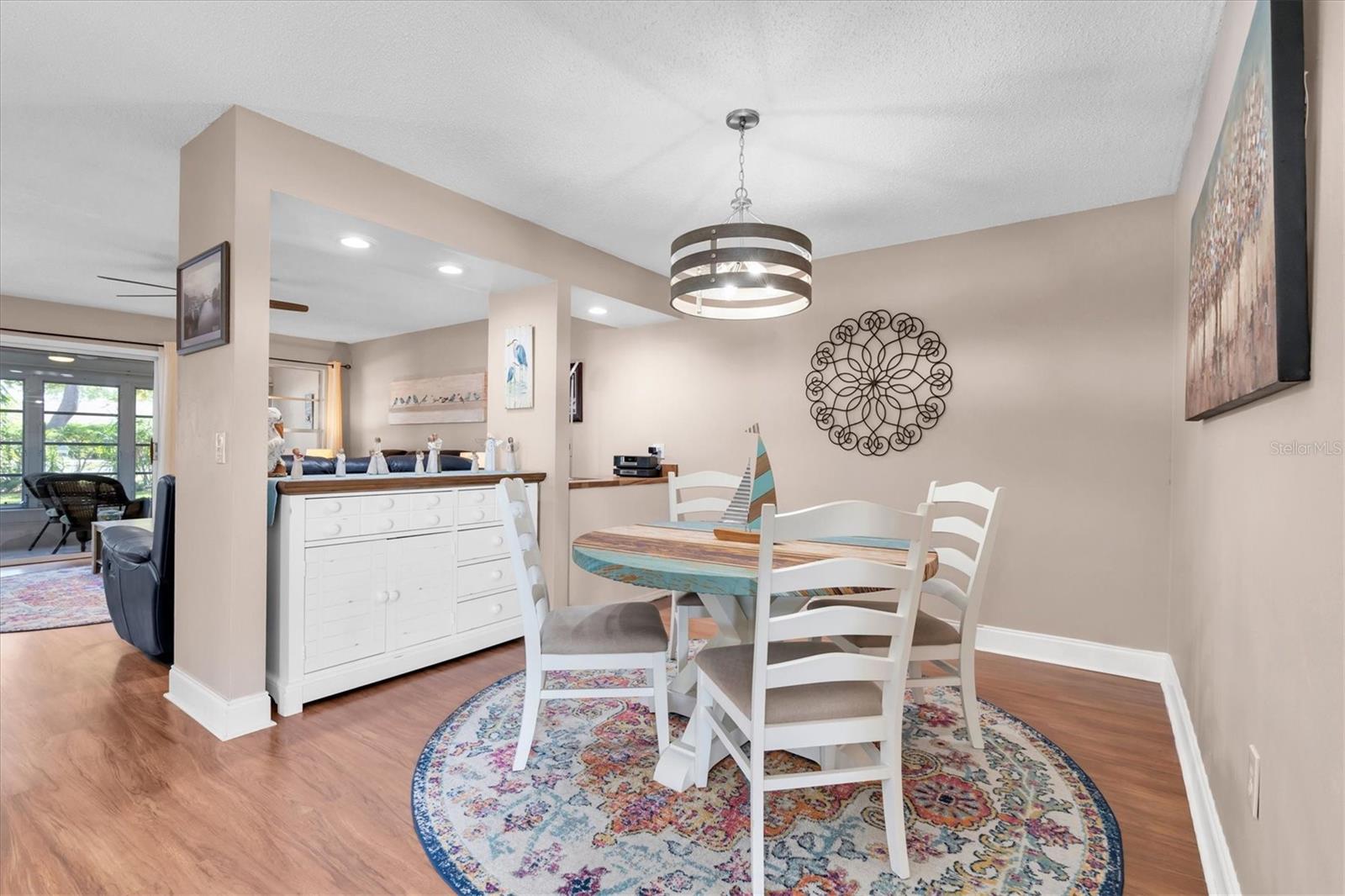 Dining Room with wet bar