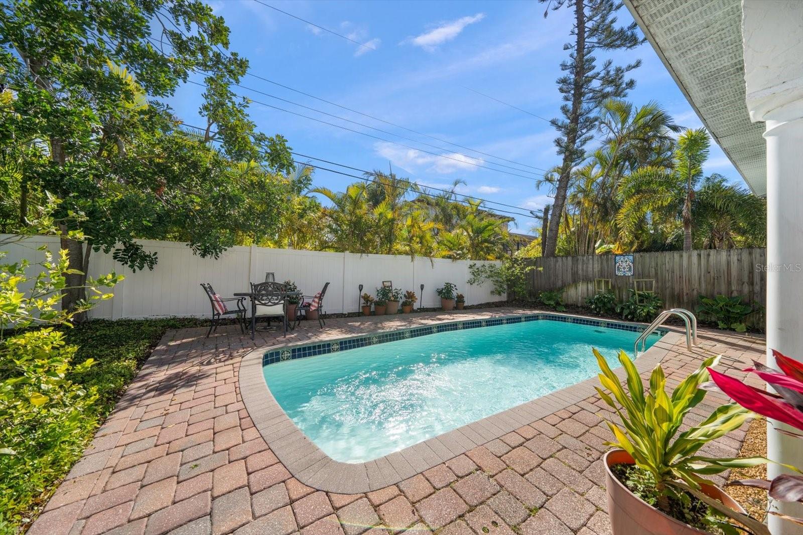 Large Paved Deck