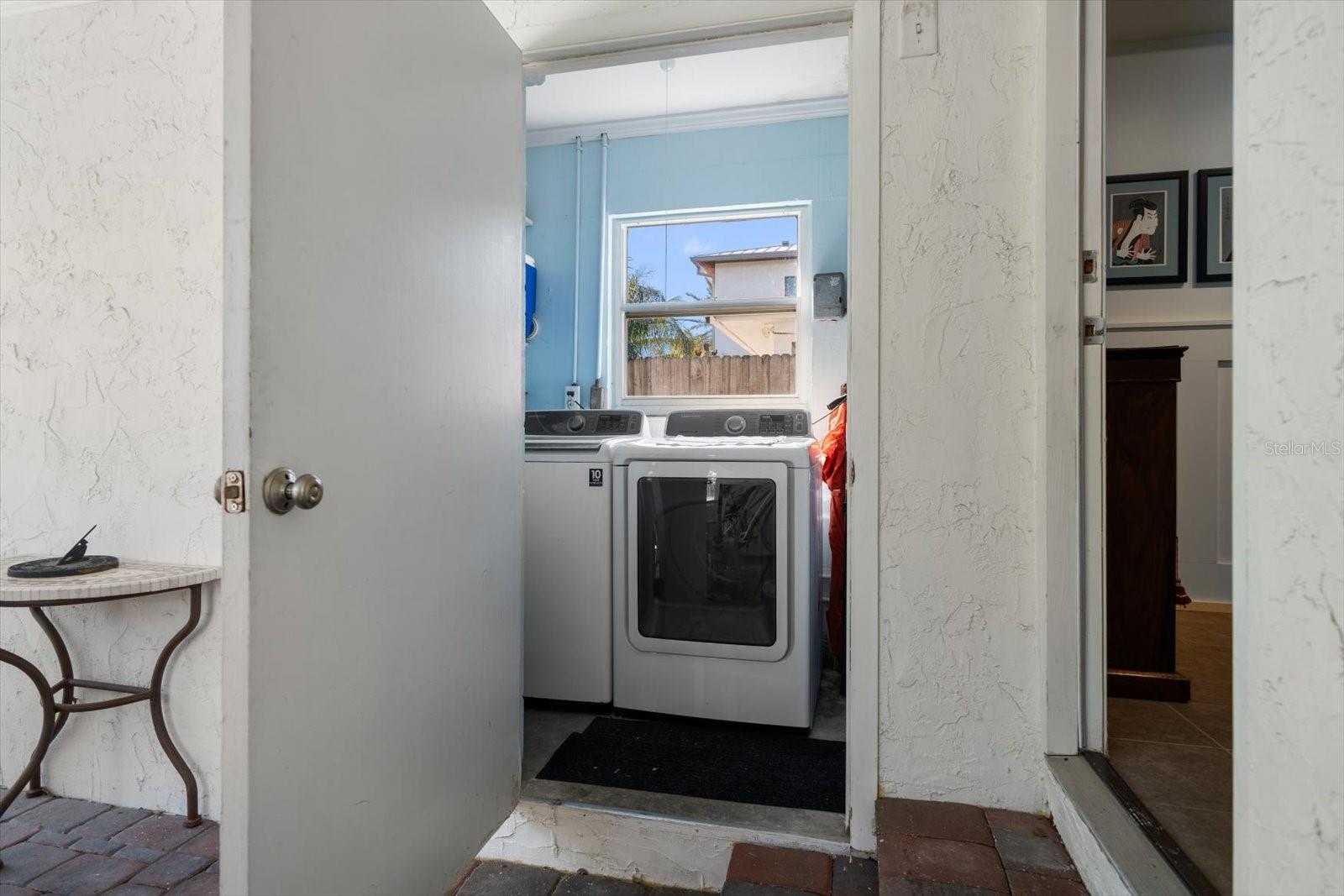 Laundry Closet off of the Lanai