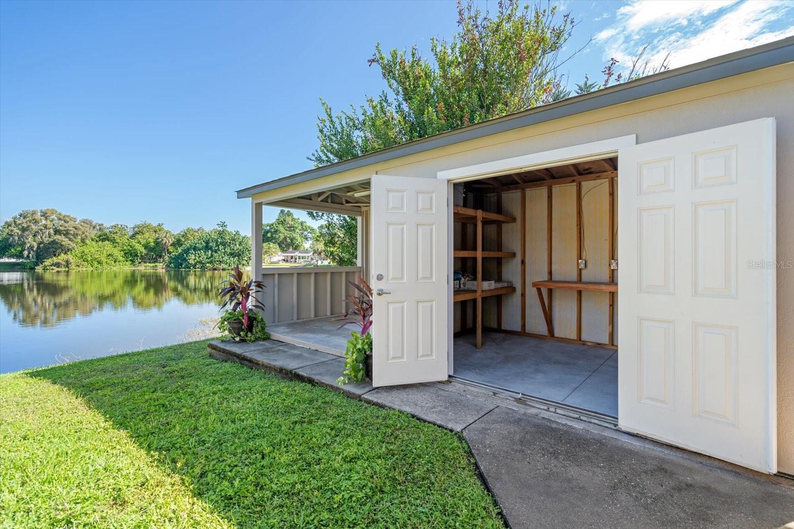 Shed & Covered Porch