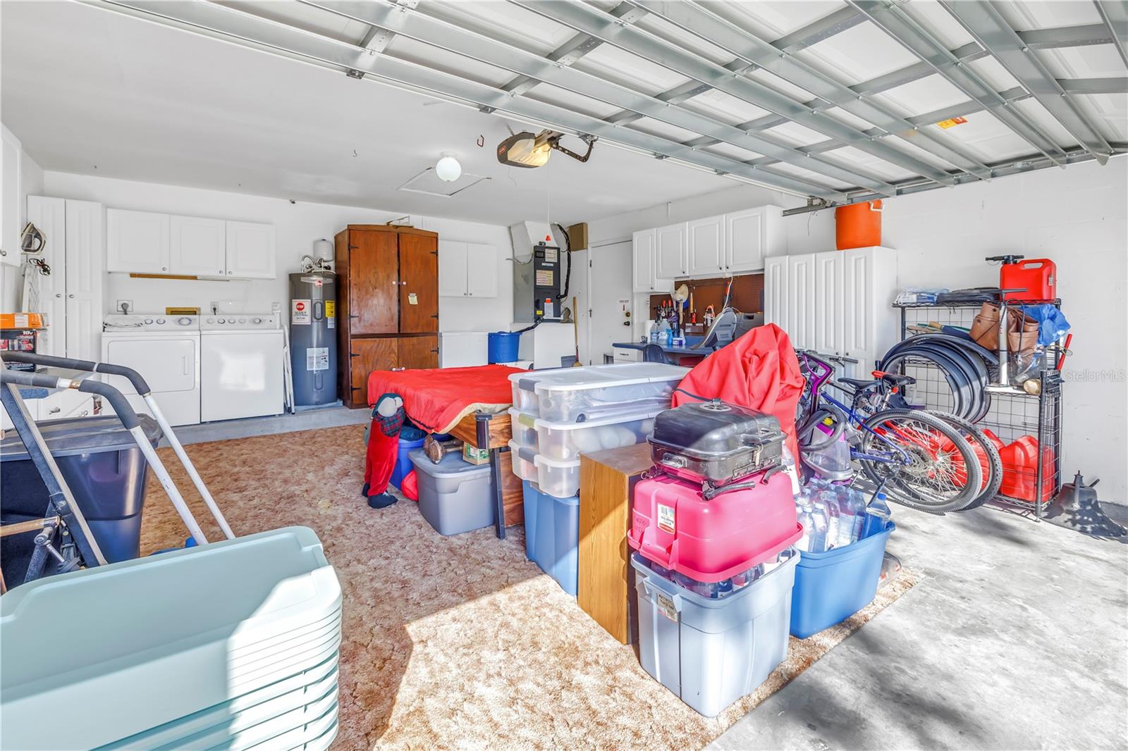 So much space in the garage.