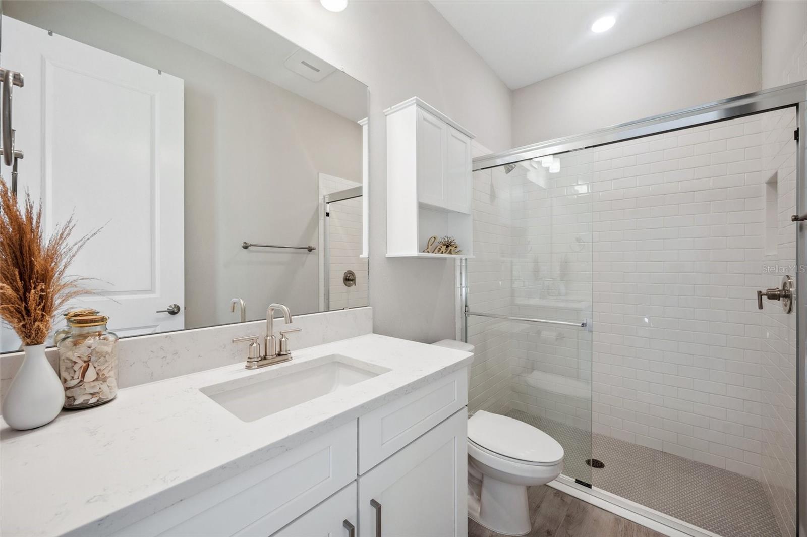 Bedroom 2 En-Suite Bathroom with Walk-in Shower