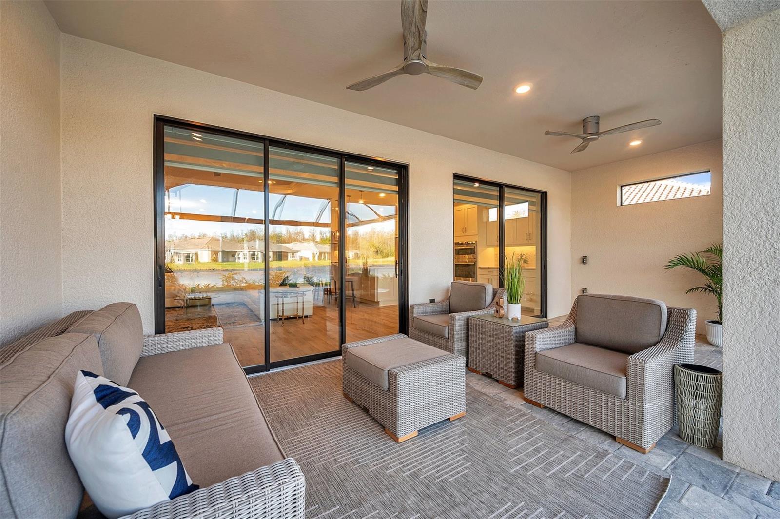 Paved Screened-in Lanai