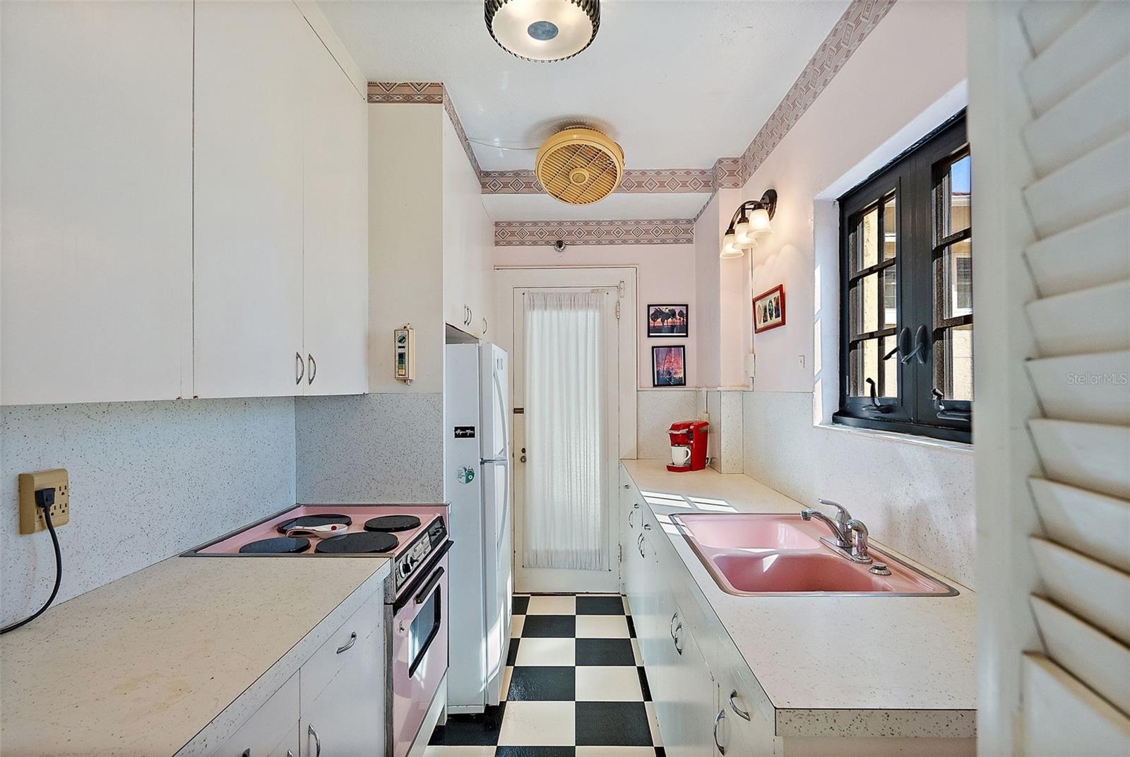 Kitchen has a extra outlets for added counter top use convenience