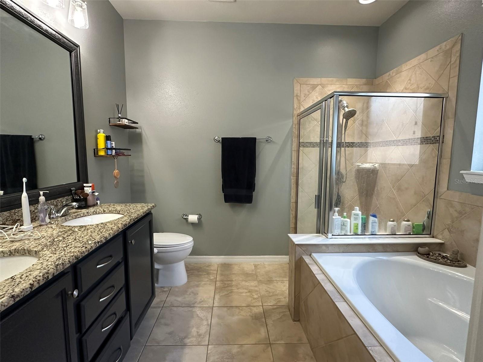 MASTER BATHROOM DOUBLE SINK