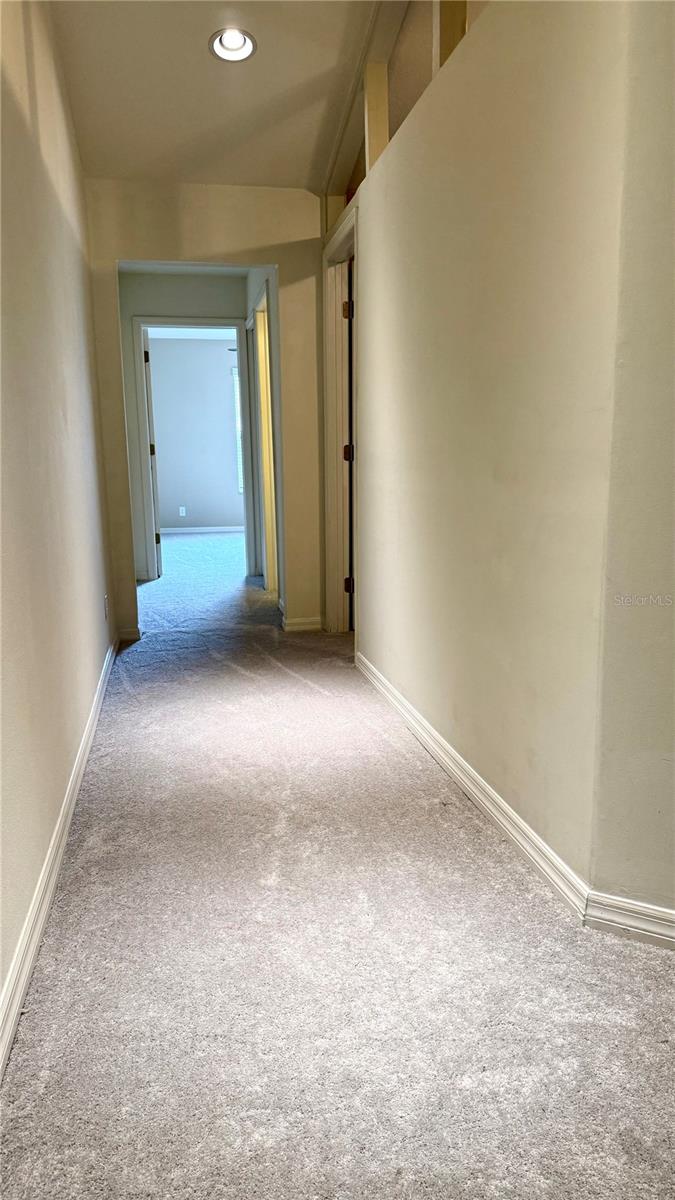 Upstairs Hallway to 2 Bedrooms