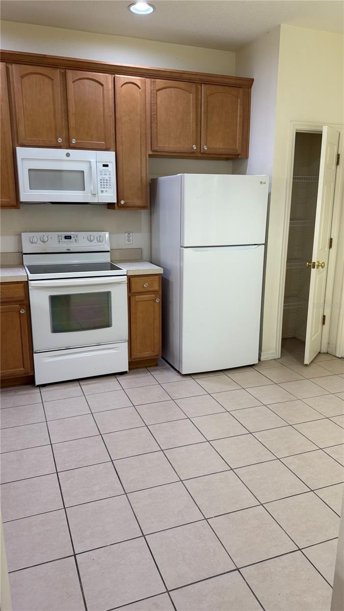 Kitchen with a Pantry