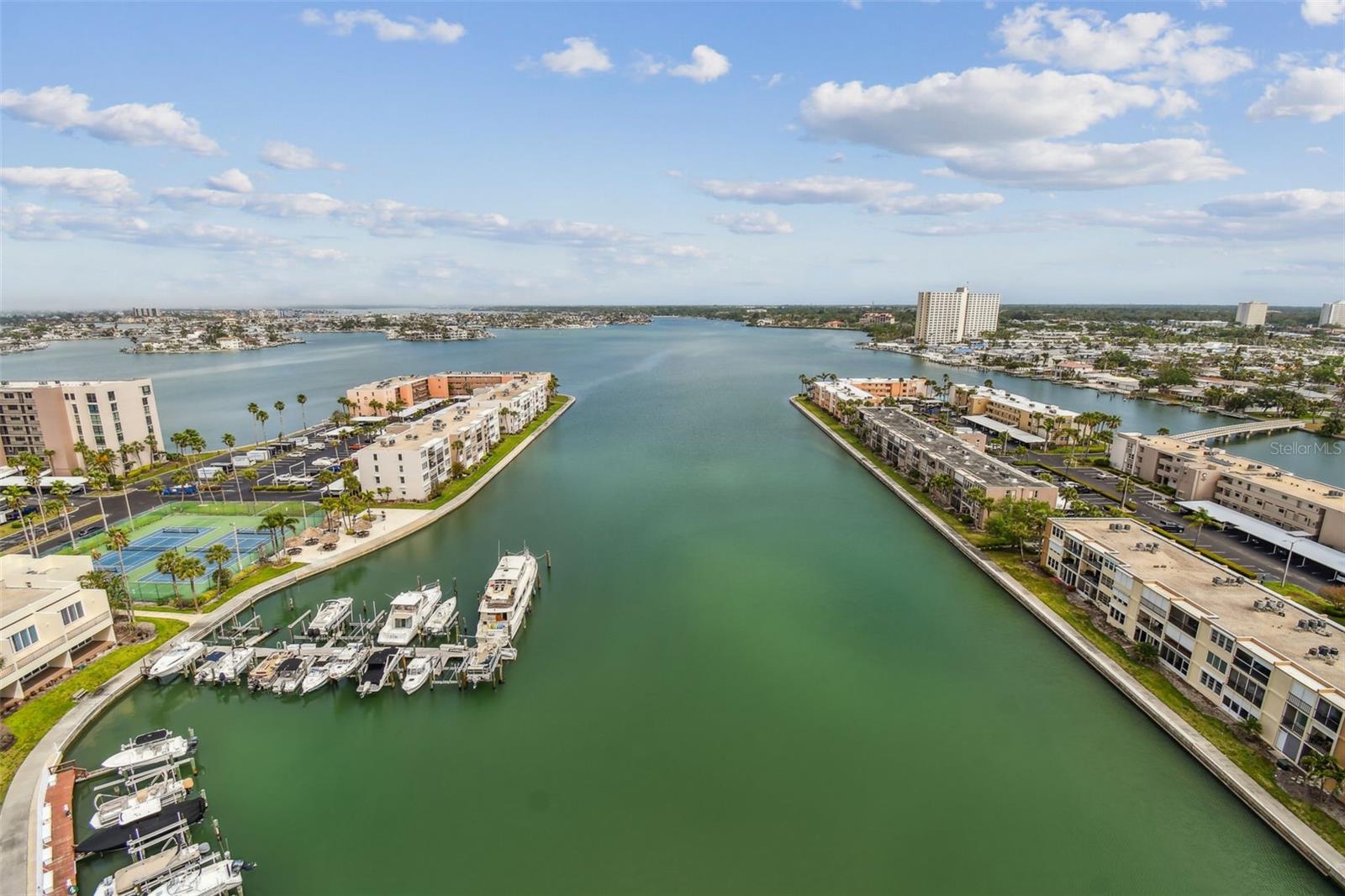 View of the Bay Island Cove from Balcony