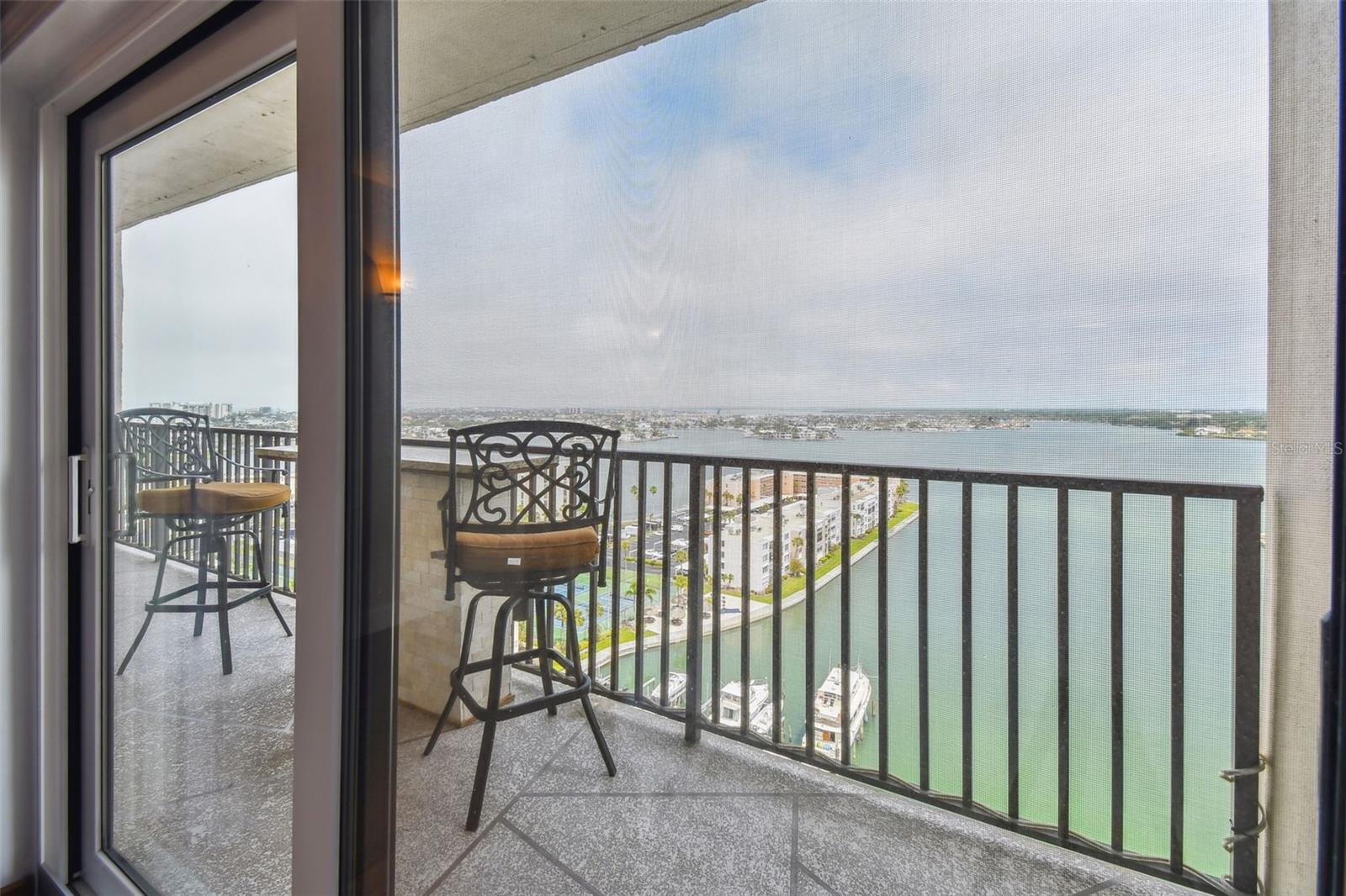 View of Balcony from Bedroom Suite