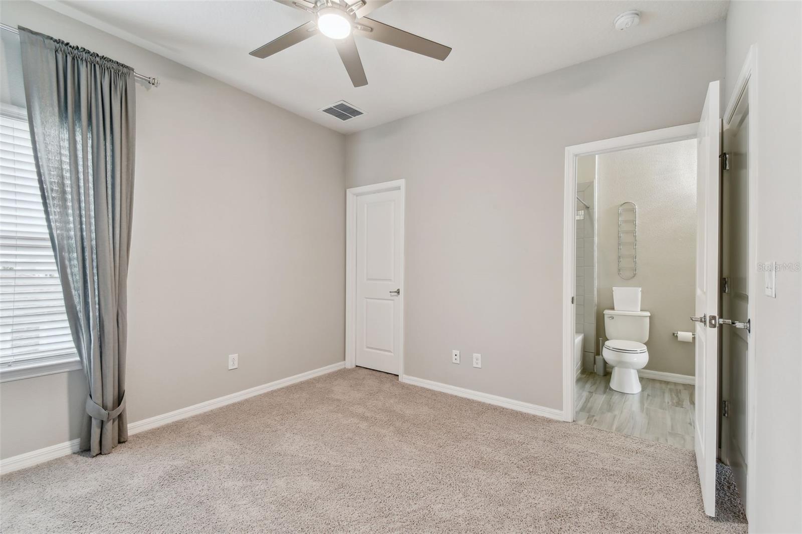 Second floor bedroom with attached bath