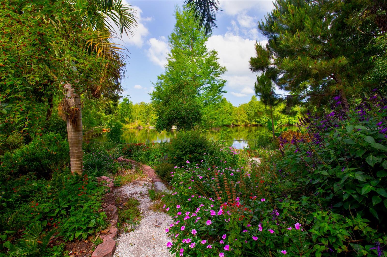Heavenly Backyard. One of only six homes on the lake and Hammock Park on the other side