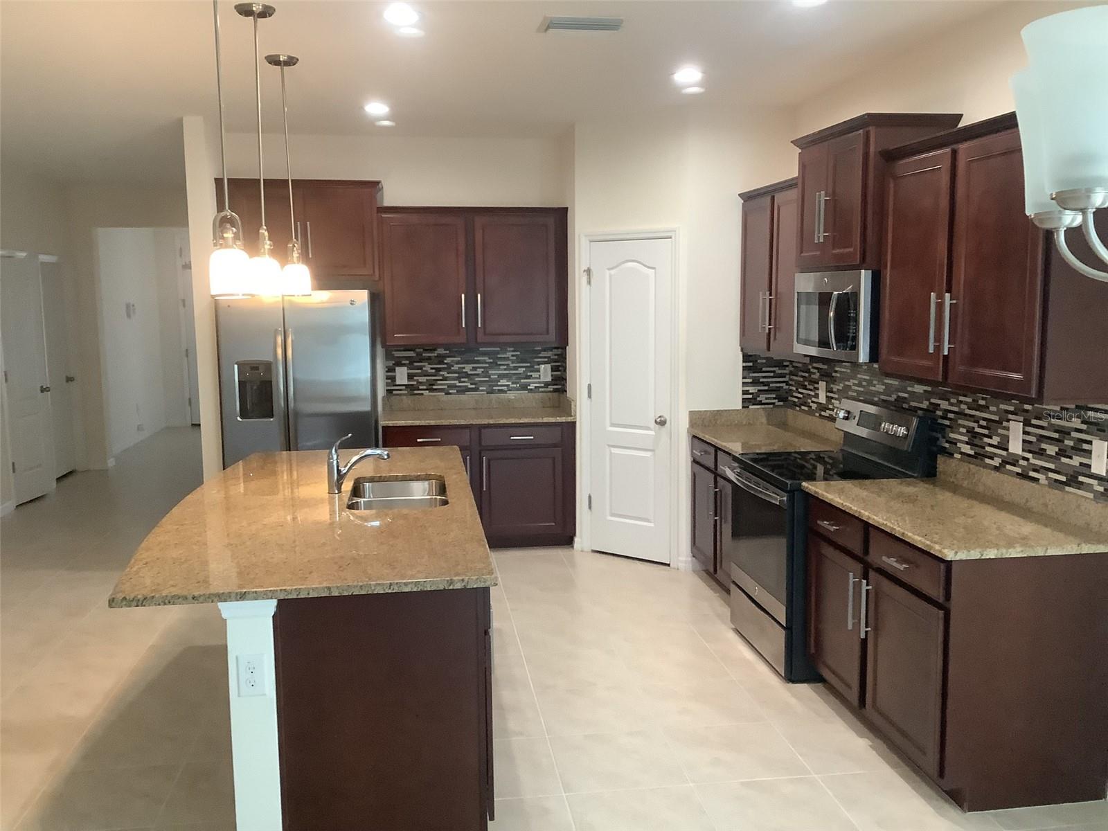 Large Kitchen view from dining room