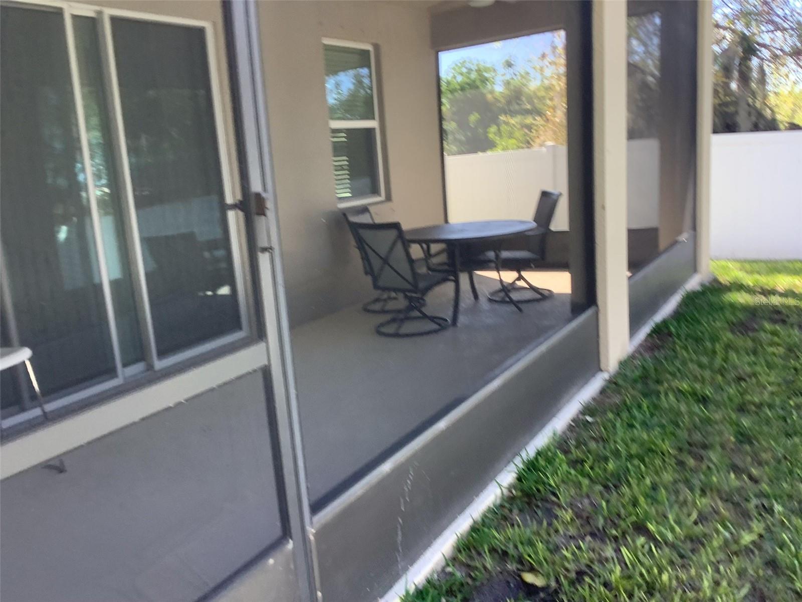 Screened in Patio Backyard