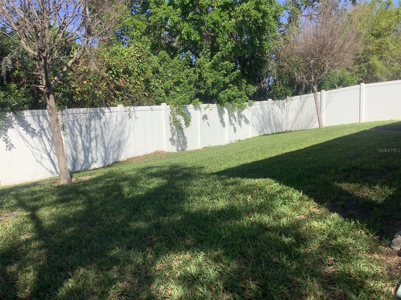 Grilling Area by fence