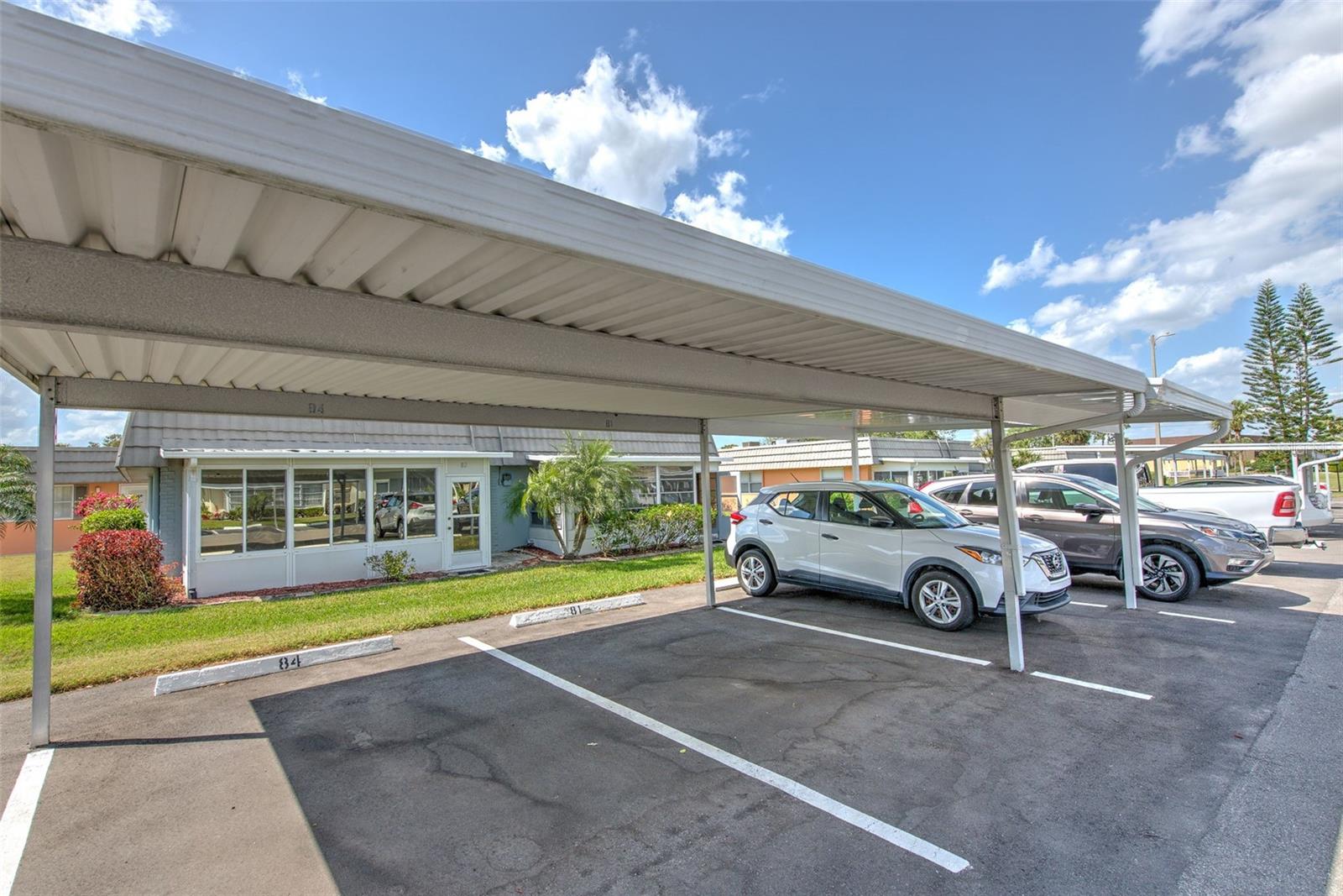 Designated Carport Parking - Space 81