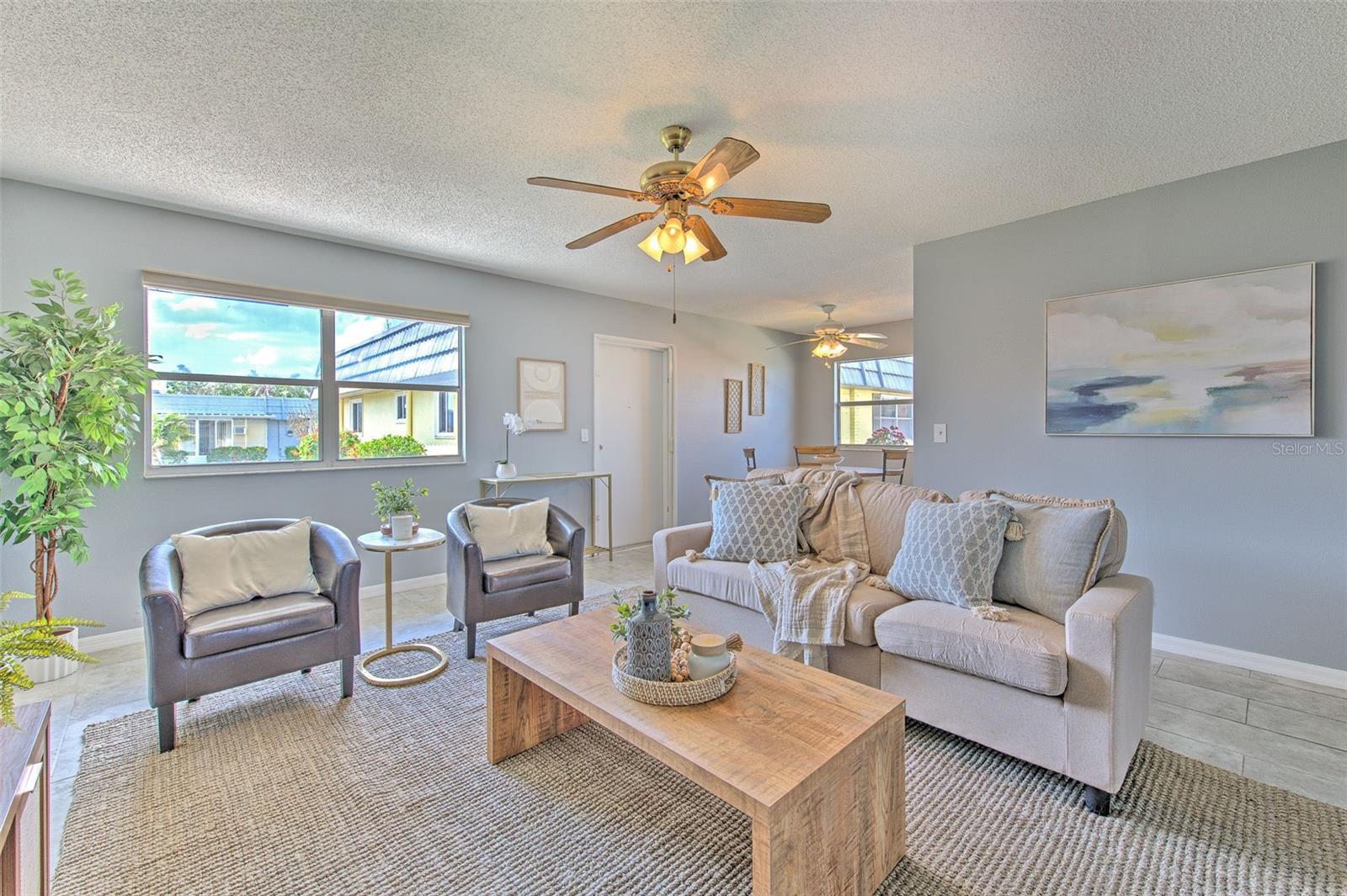 Open Floor plan to Living Room and Dining Room