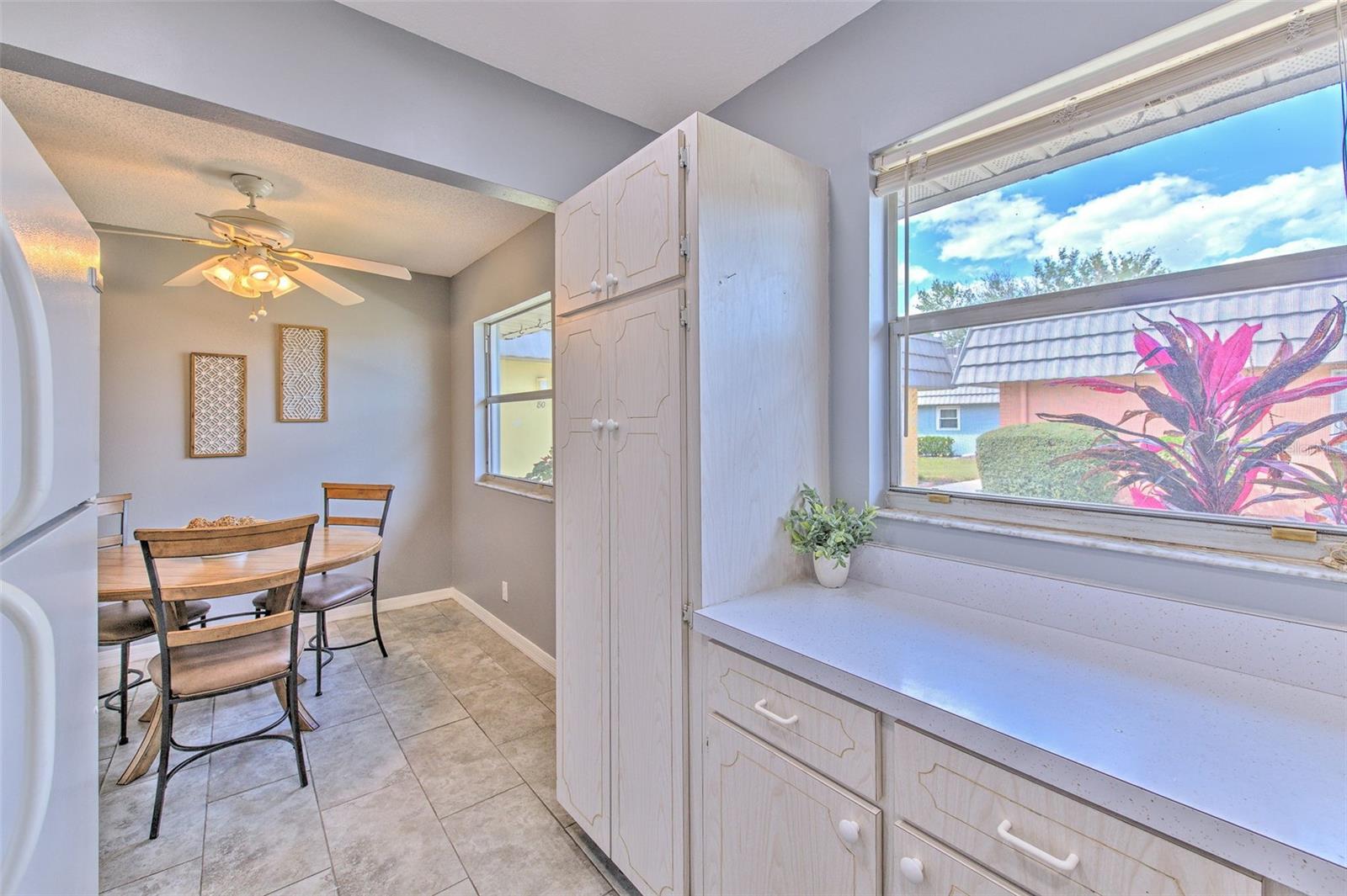 Kitchen looking into Dining Room