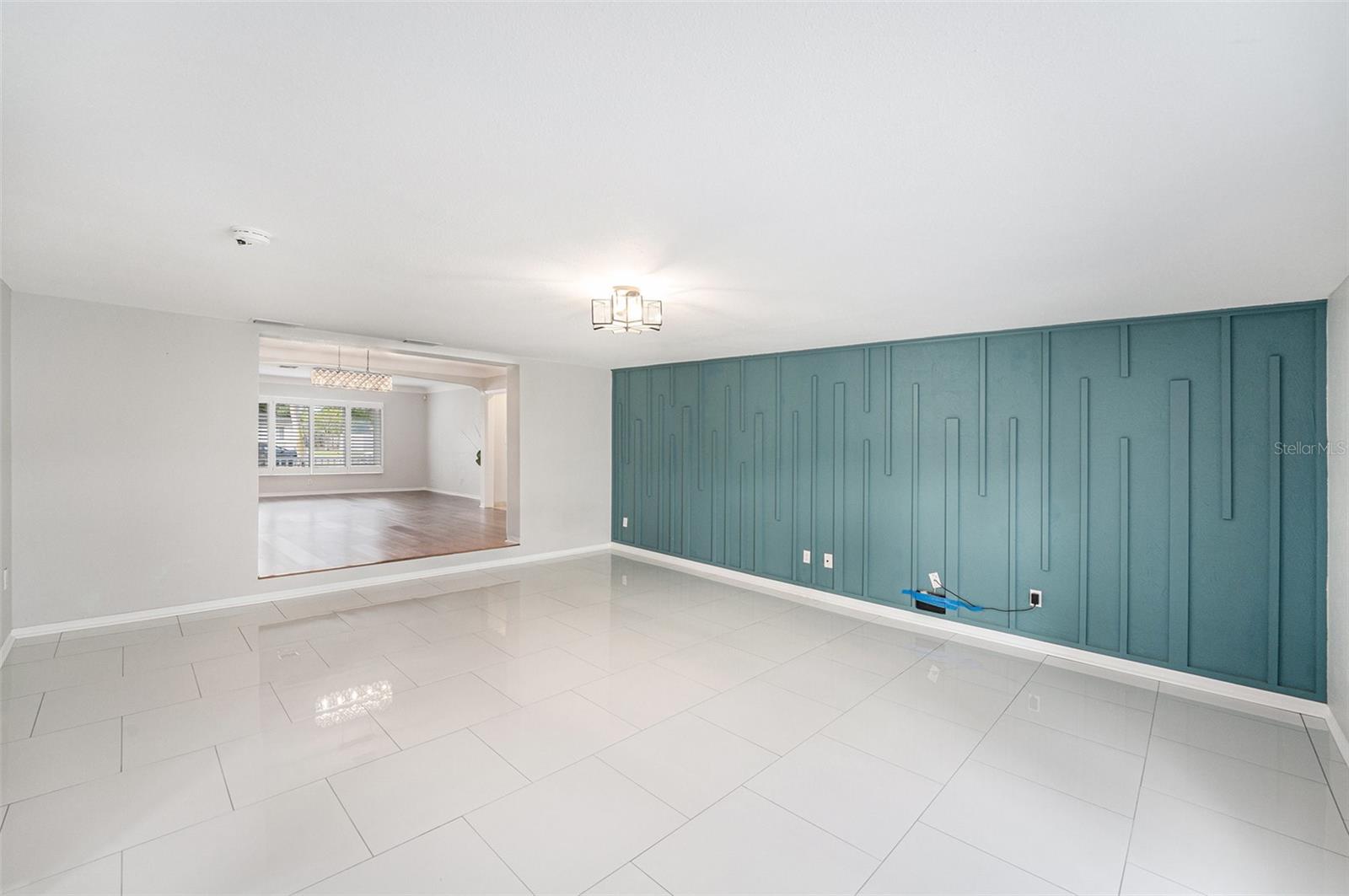 Family Room Accent Wall