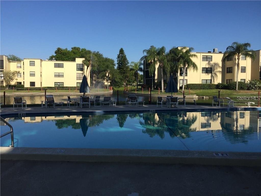 Third pool with the lake in the background