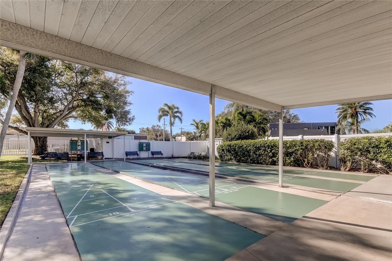 How about a game of shuffleboard?