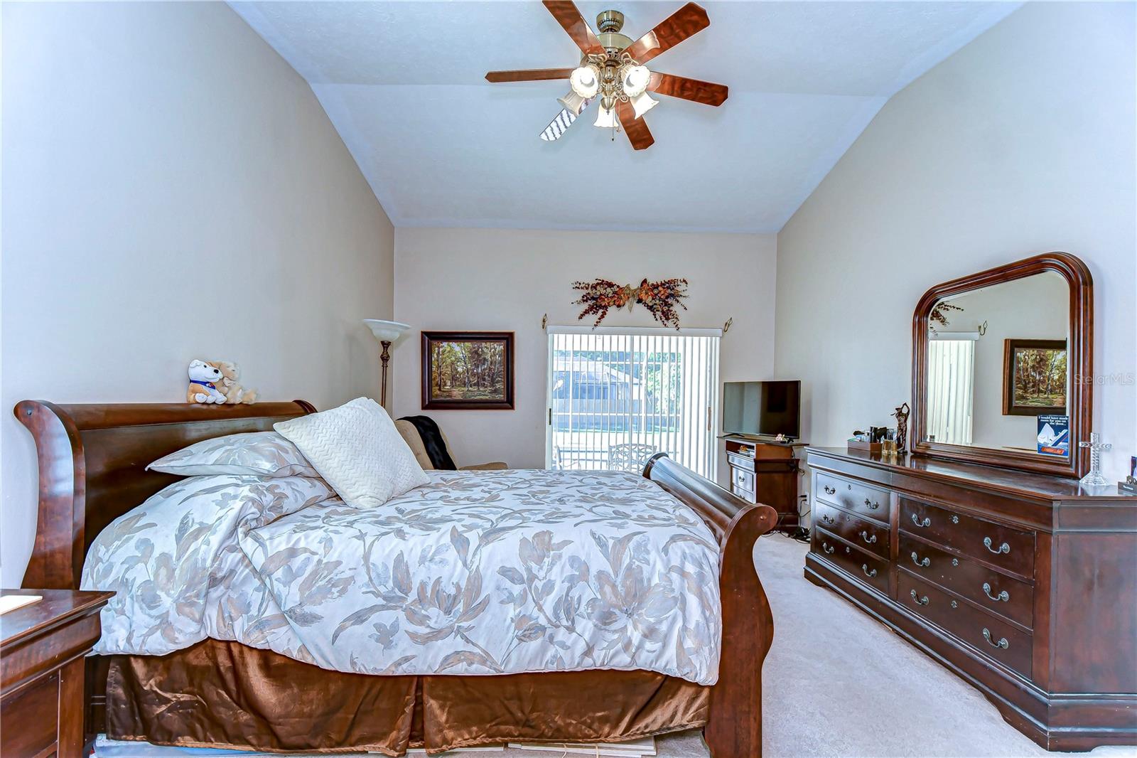 vaulted ceilings blend seamlessly with abundant natural light.