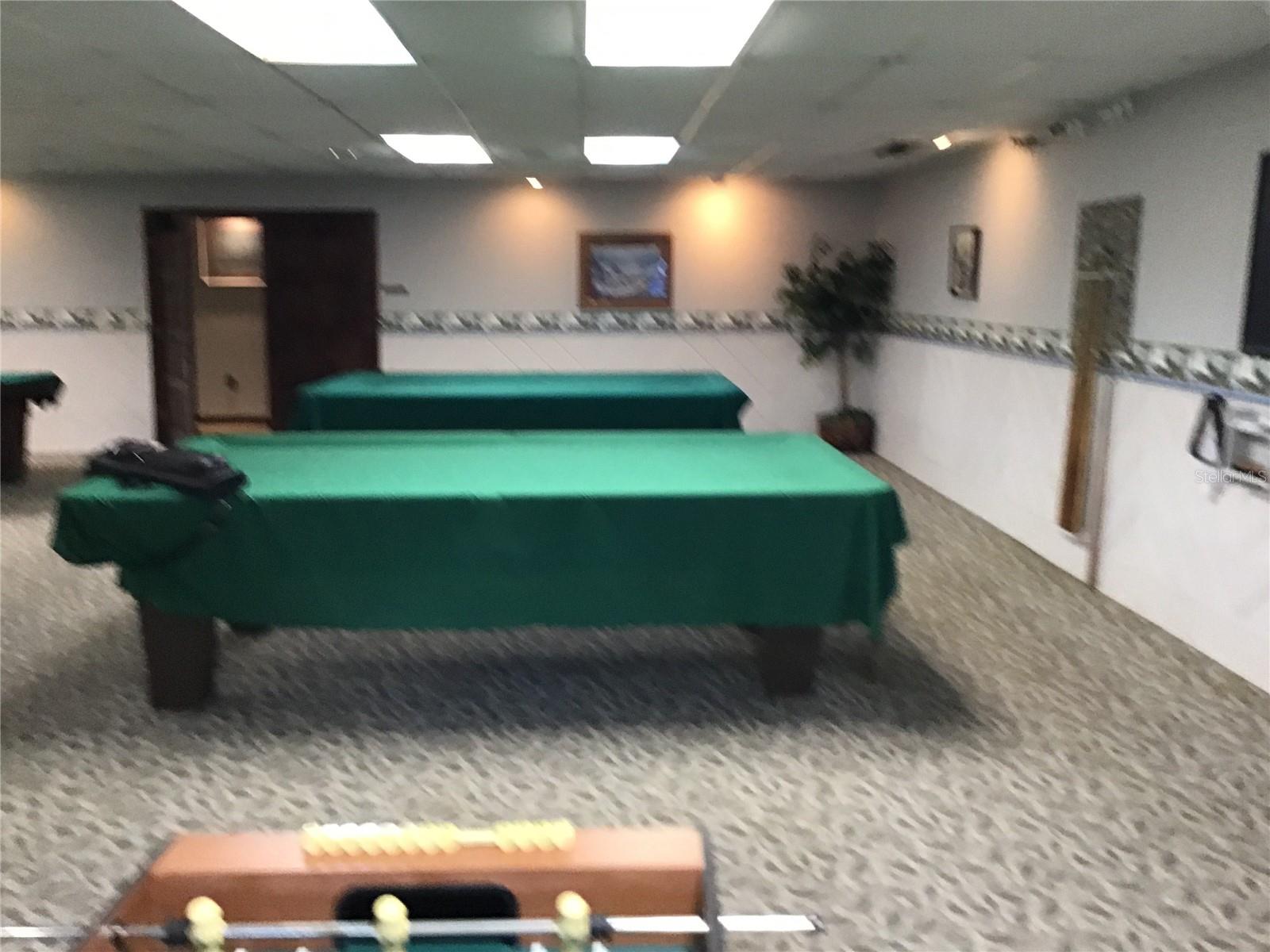 Billiards room