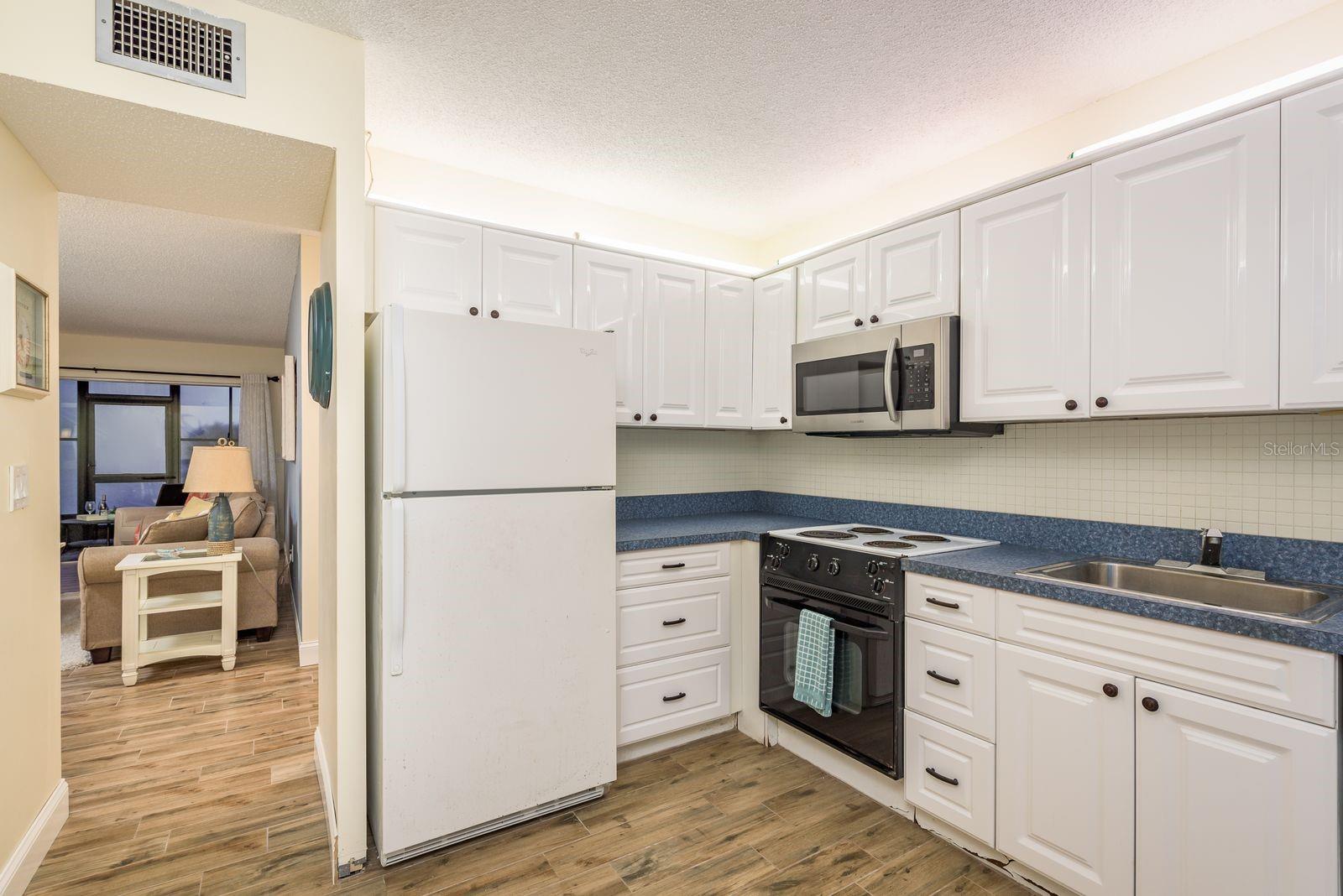 Fully stocked kitchen